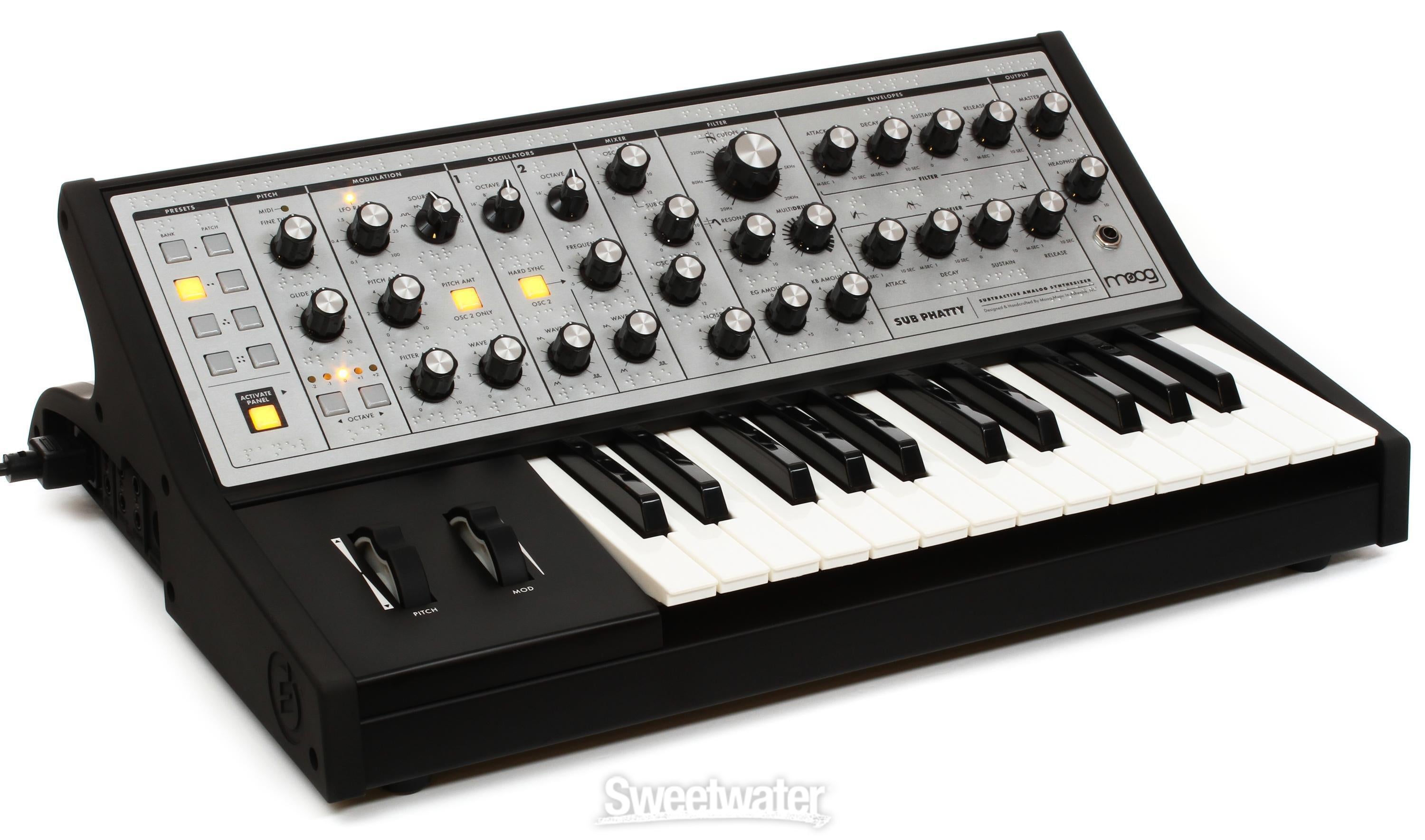 Moog Sub Phatty Analog Synthesizer Special Edition | Sweetwater