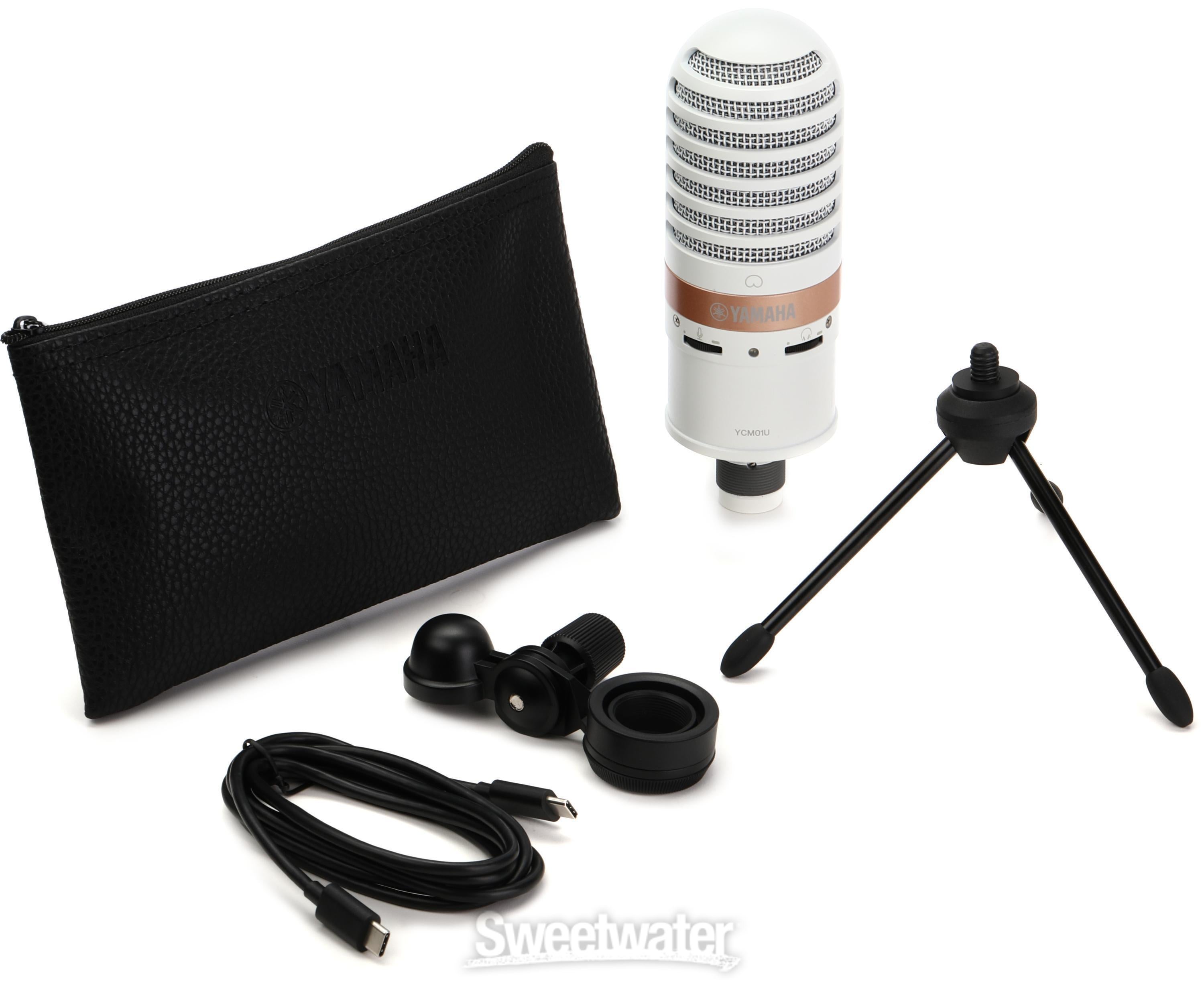 Yamaha YCM01U W USB Condenser Microphone - White | Sweetwater