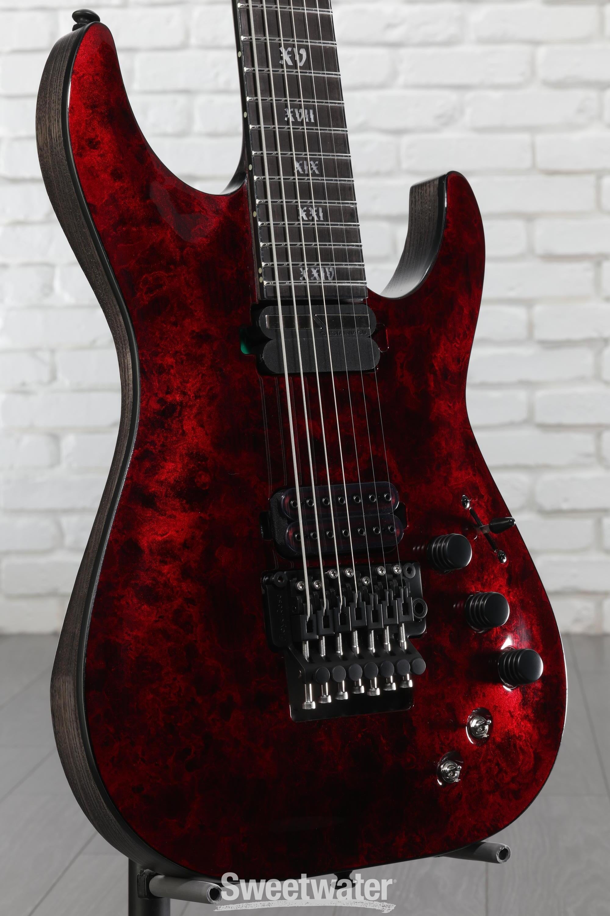 Schecter C-7 FR-S Apocalypse Electric Guitar - Red Reign | Sweetwater