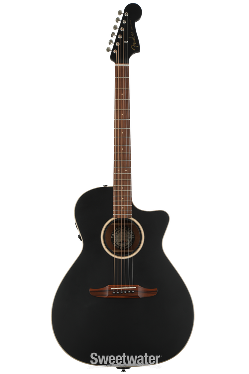 Fender Newporter Special Acoustic-Electric - Matte Black