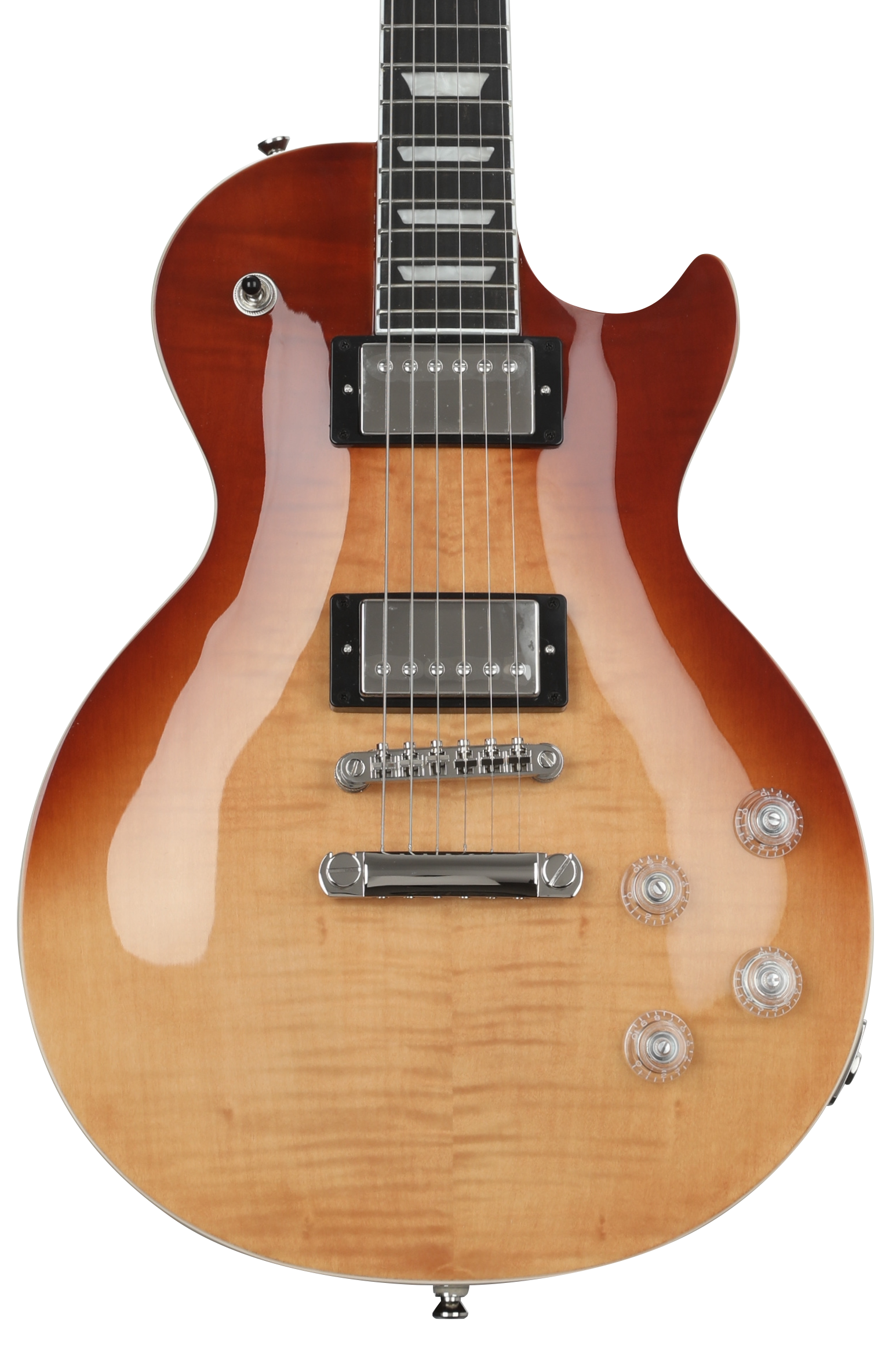 Epiphone Les Paul Modern Figured Electric Guitar - Caffe Latte
