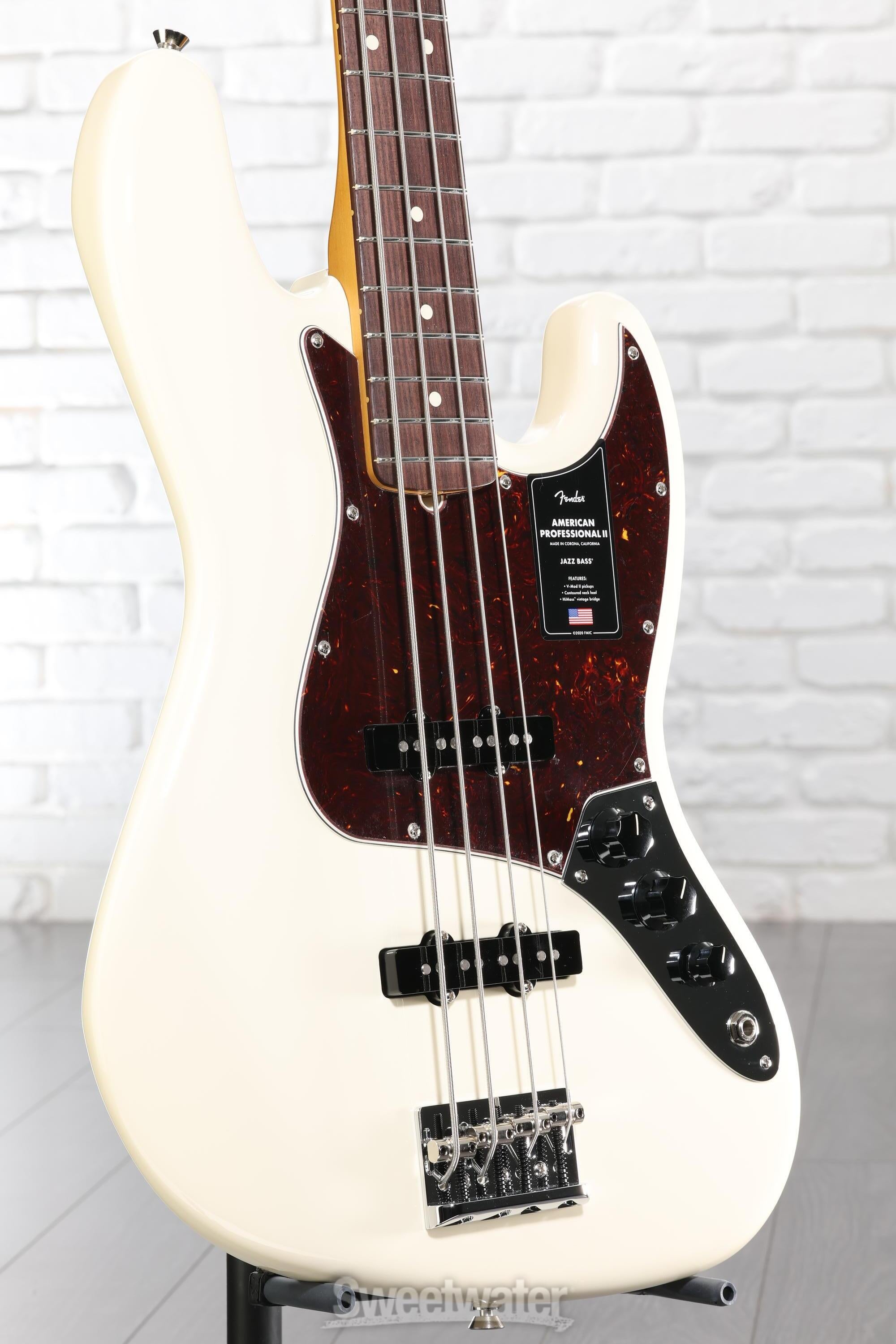 Fender American Professional II Jazz Bass - Olympic White with