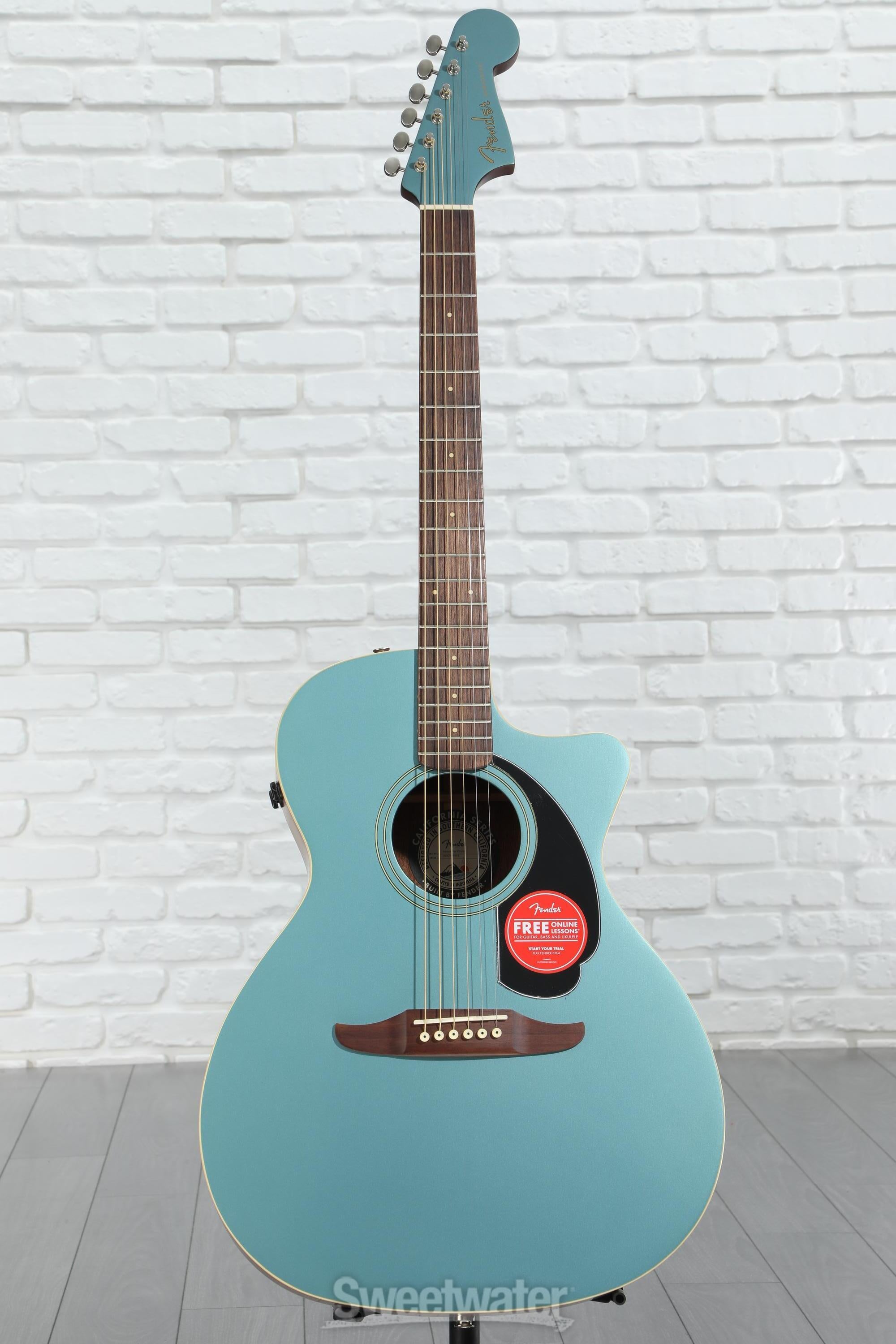 Fender Newporter Player Acoustic-electric Guitar - Tidepool