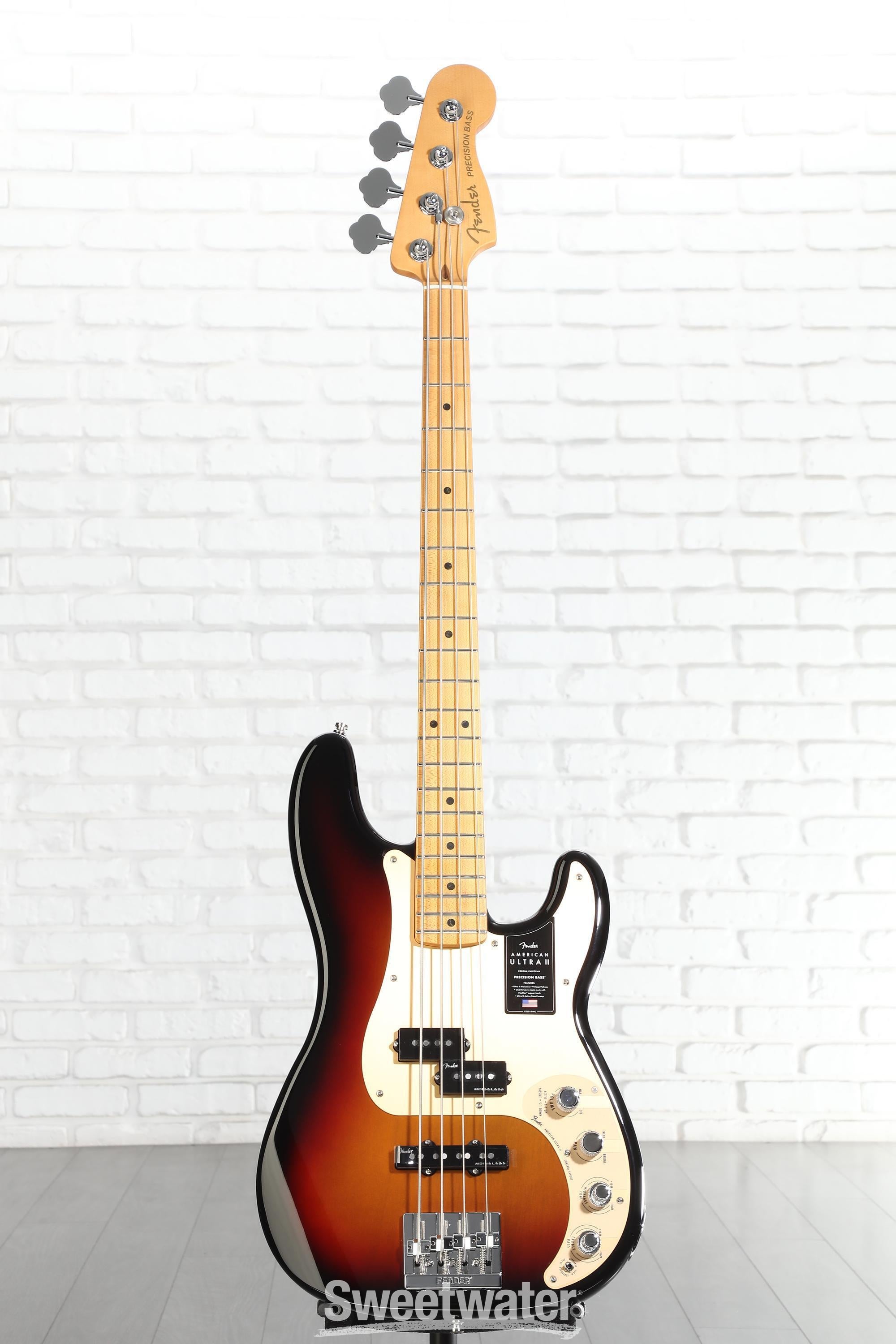 ベース Fender American Ultra Precision Bass Fender American Ultra II Precision Bass - Ultraburst | Sweetwater