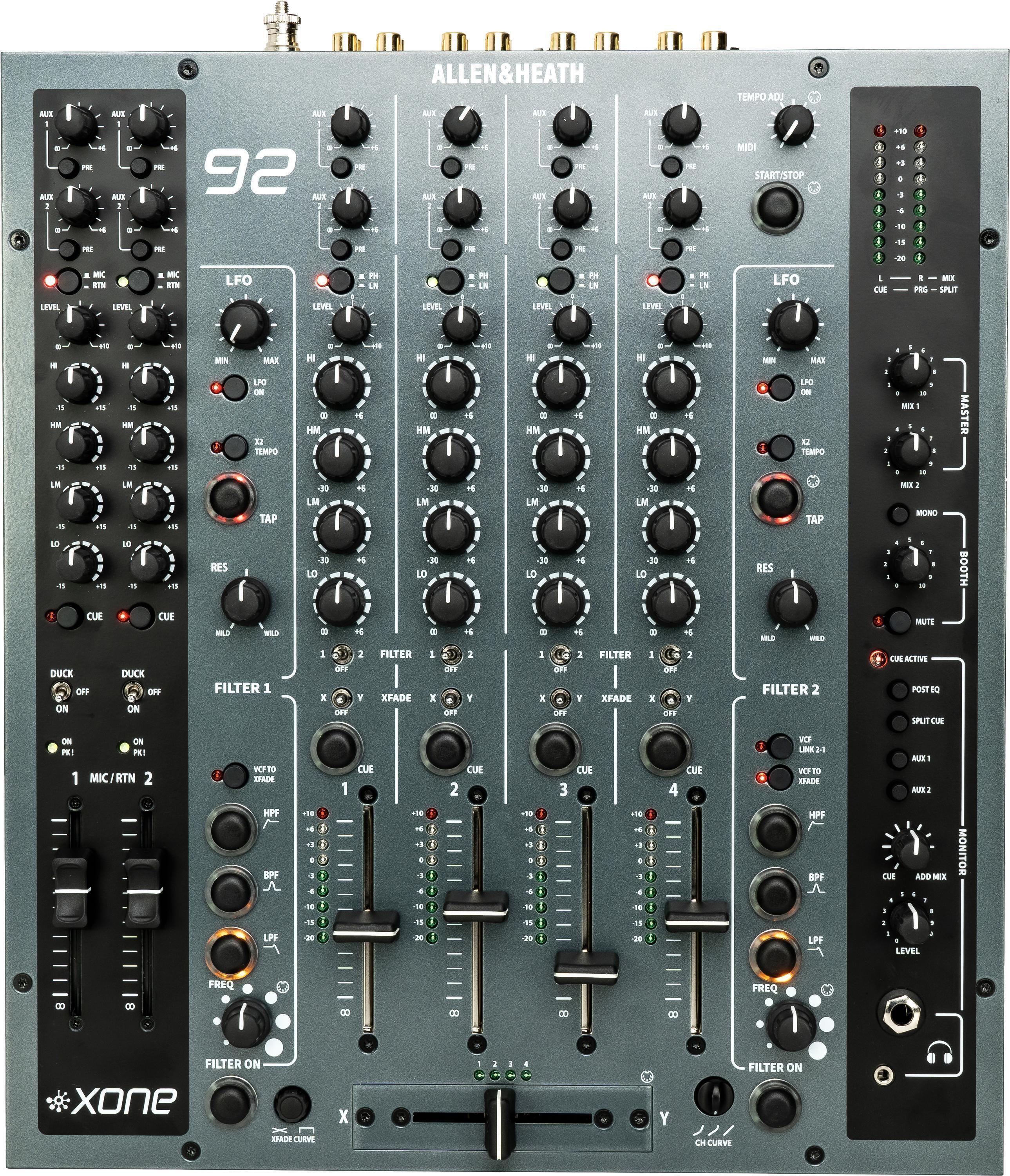 Allen & Heath Xone:92 Mk2 Analog 4-channel DJ Mixer | Sweetwater