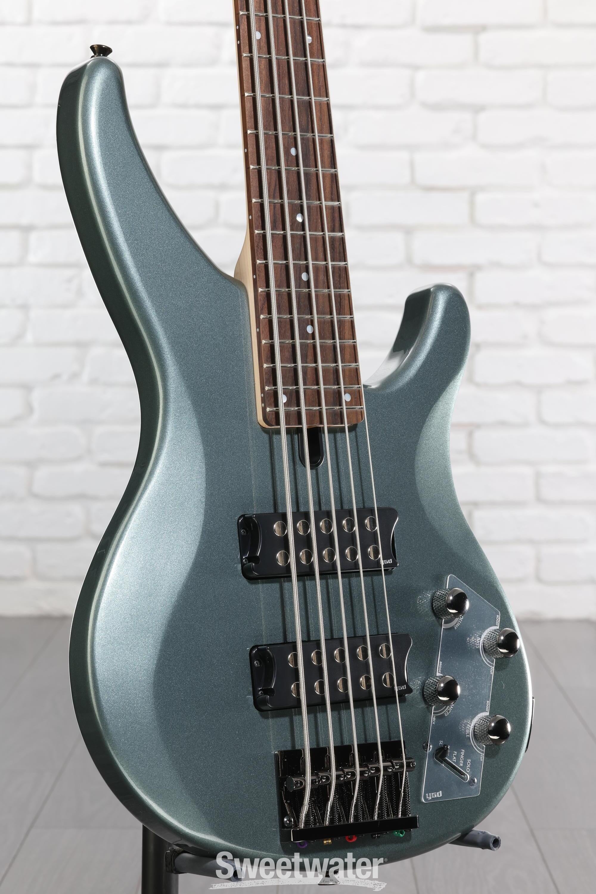Photo of Yamaha TRBX305 5-string Bass Guitar - Mist Green