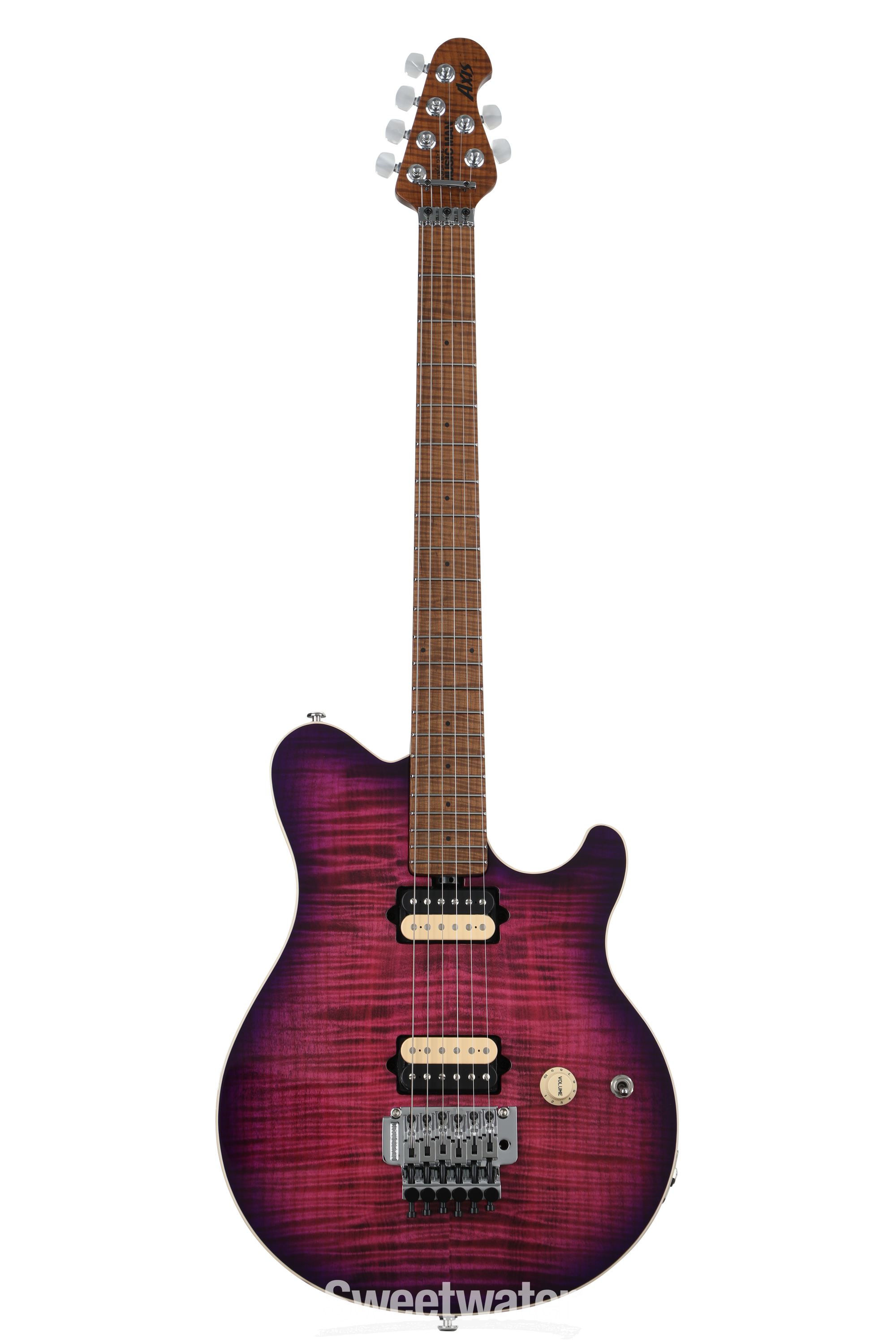 Ernie Ball Music Man Axis Electric Guitar - Olallieberry Flame
