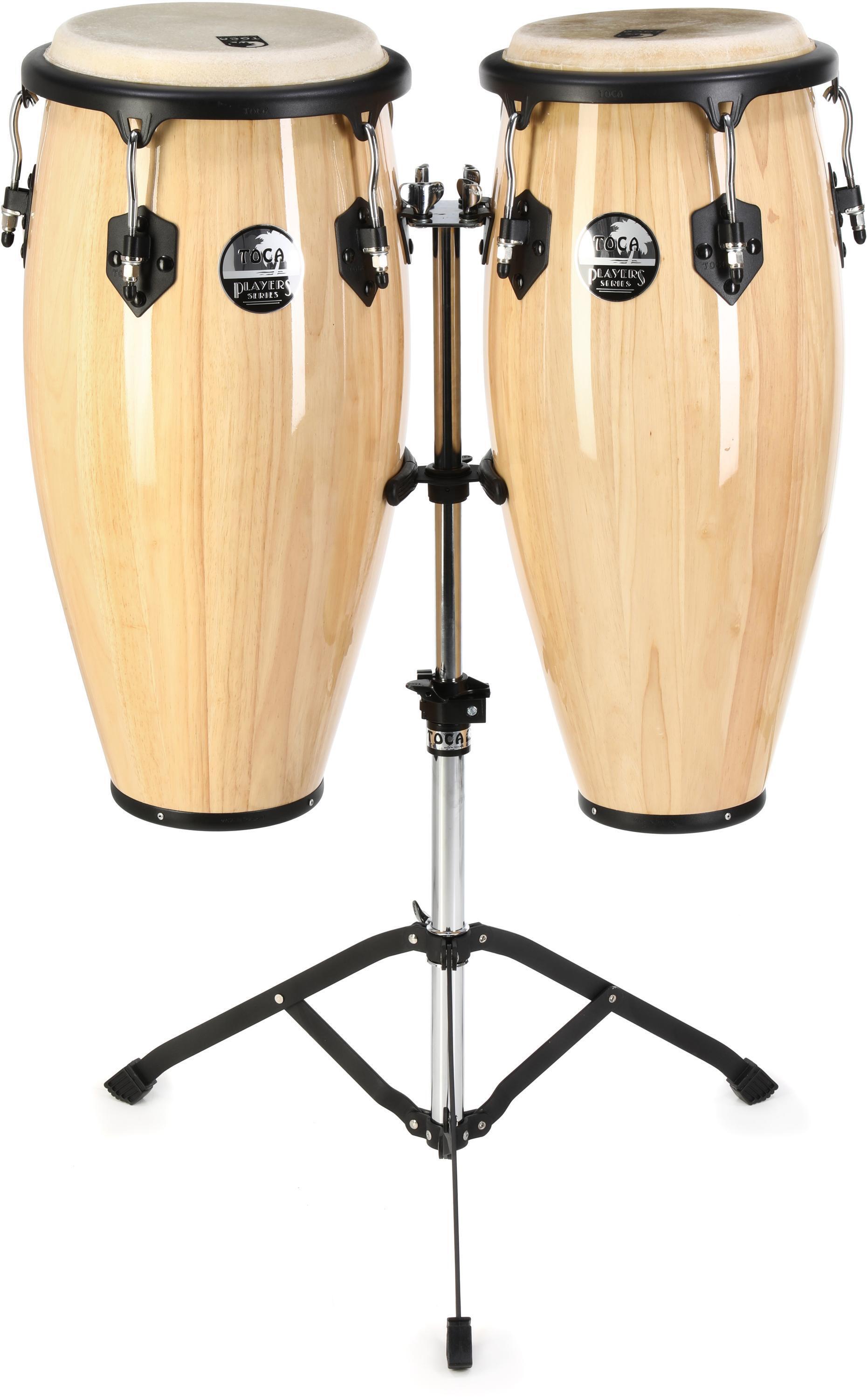 コンガ　スタンド無し　TOCA PLAYER'S SERIES プレイヤーズ TOCA トカ CONGA 4010R Black コンガブラック 10インチ 11インチ