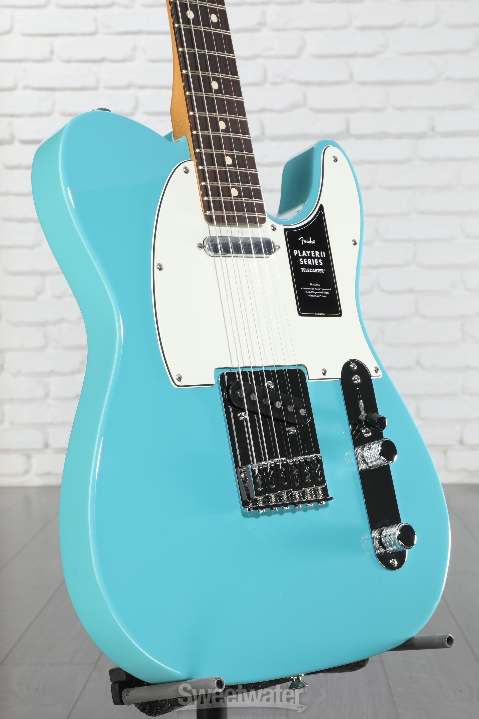 Fender Player II Telecaster Electric Guitar - Aquatone Blue with Rosewood Fingerboard