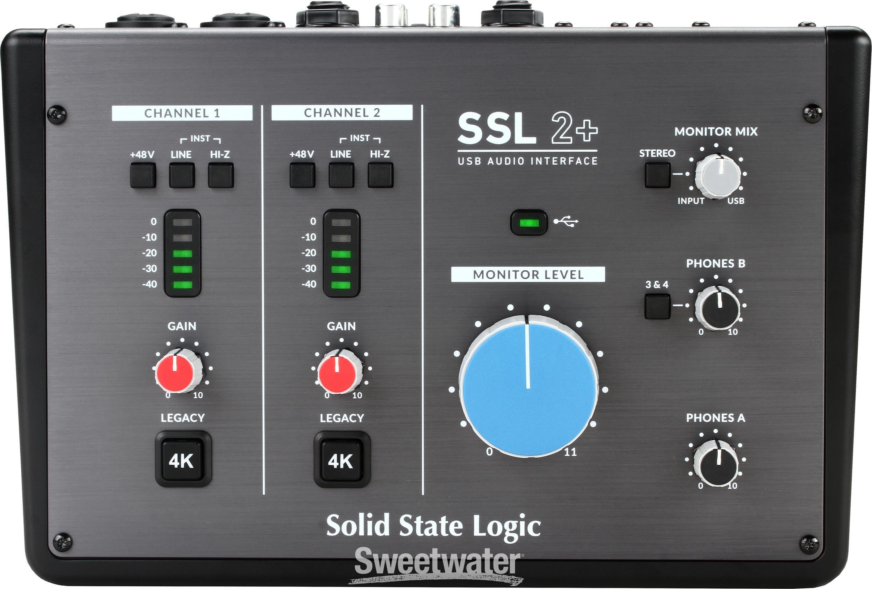 Solid State Logic SSL 2+ Recording Pack | Sweetwater