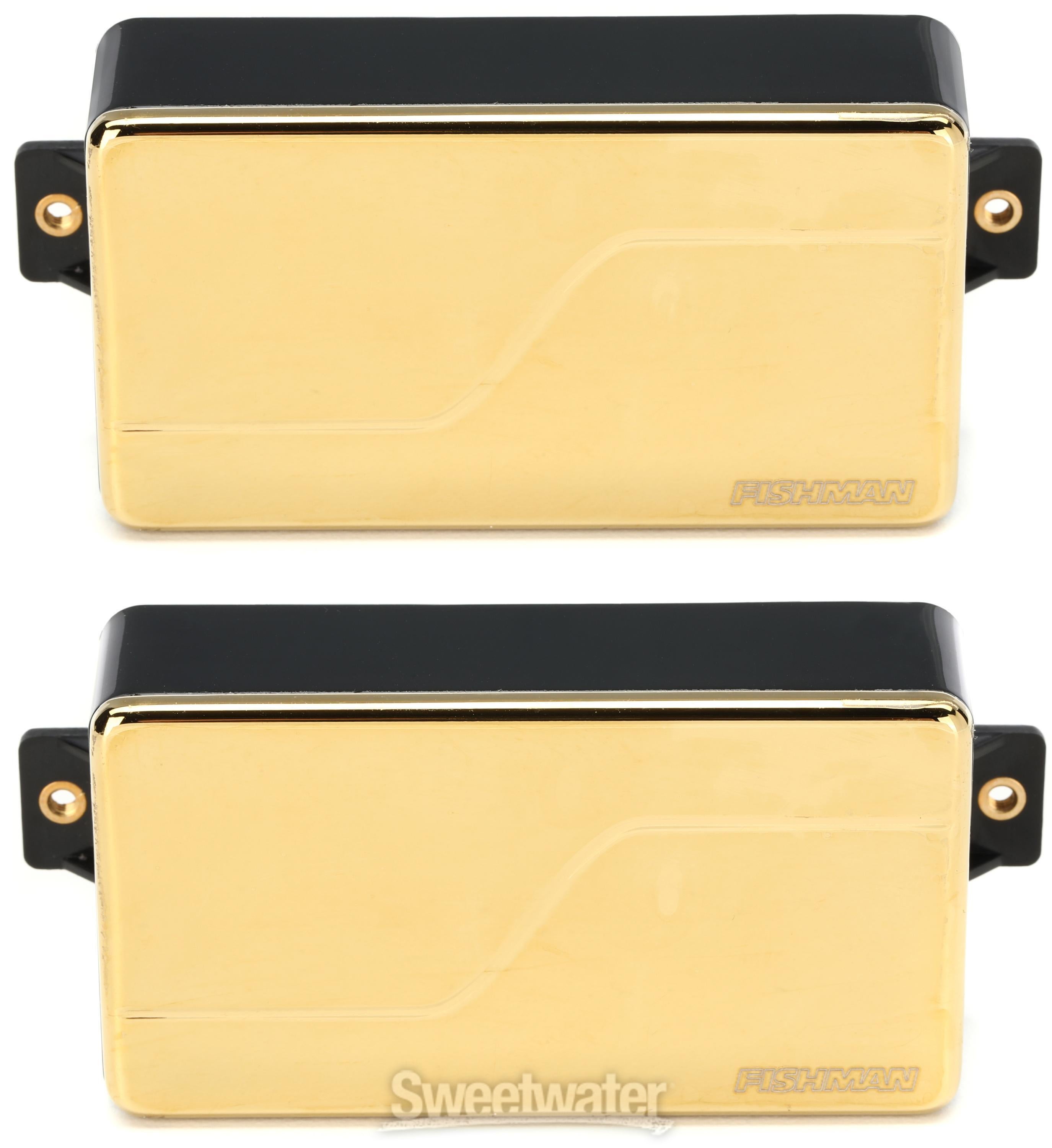 Fishman Fluence Modern Humbucker 2-piece Pickup Set - Gold Cover