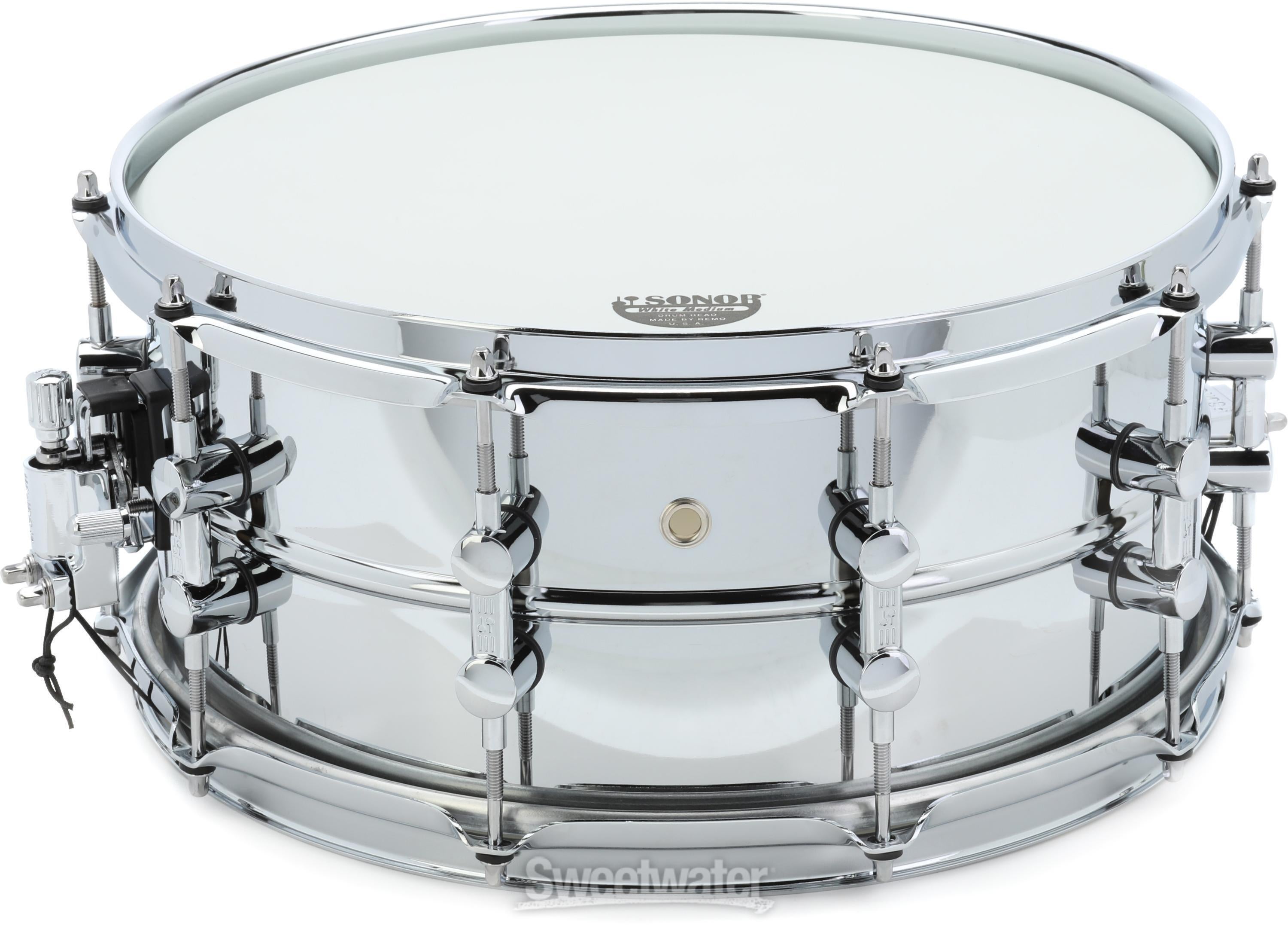 SONOR スチールスネア 14×6.5インチ Sonor Kompressor Steel Snare Drum 14 x 6.5 in