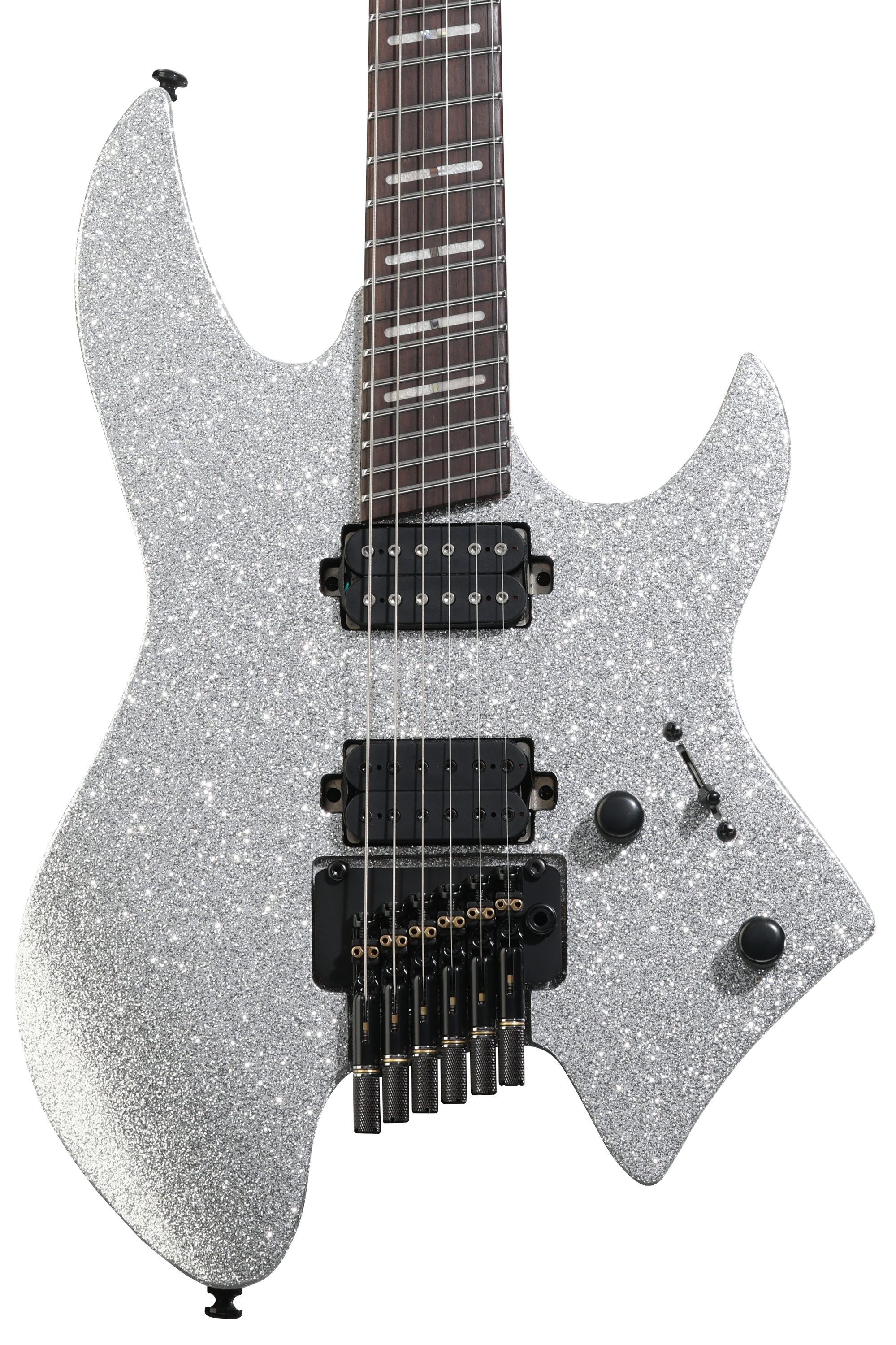 Sire Larry Carlton X6 Headless Electric Guitar - Silver Sparkle