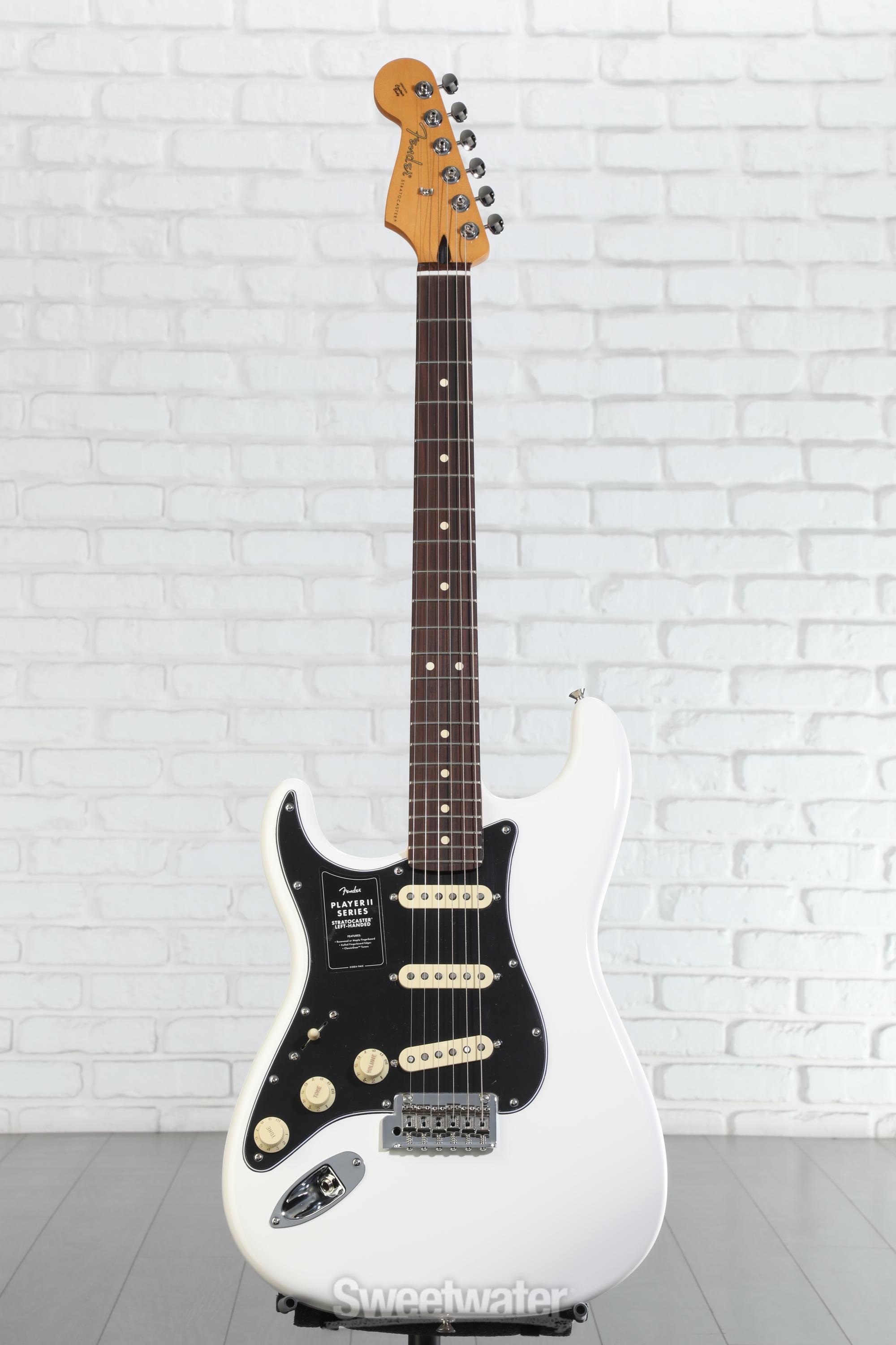 Fender Player II Stratocaster Left-handed Electric Guitar - Polar