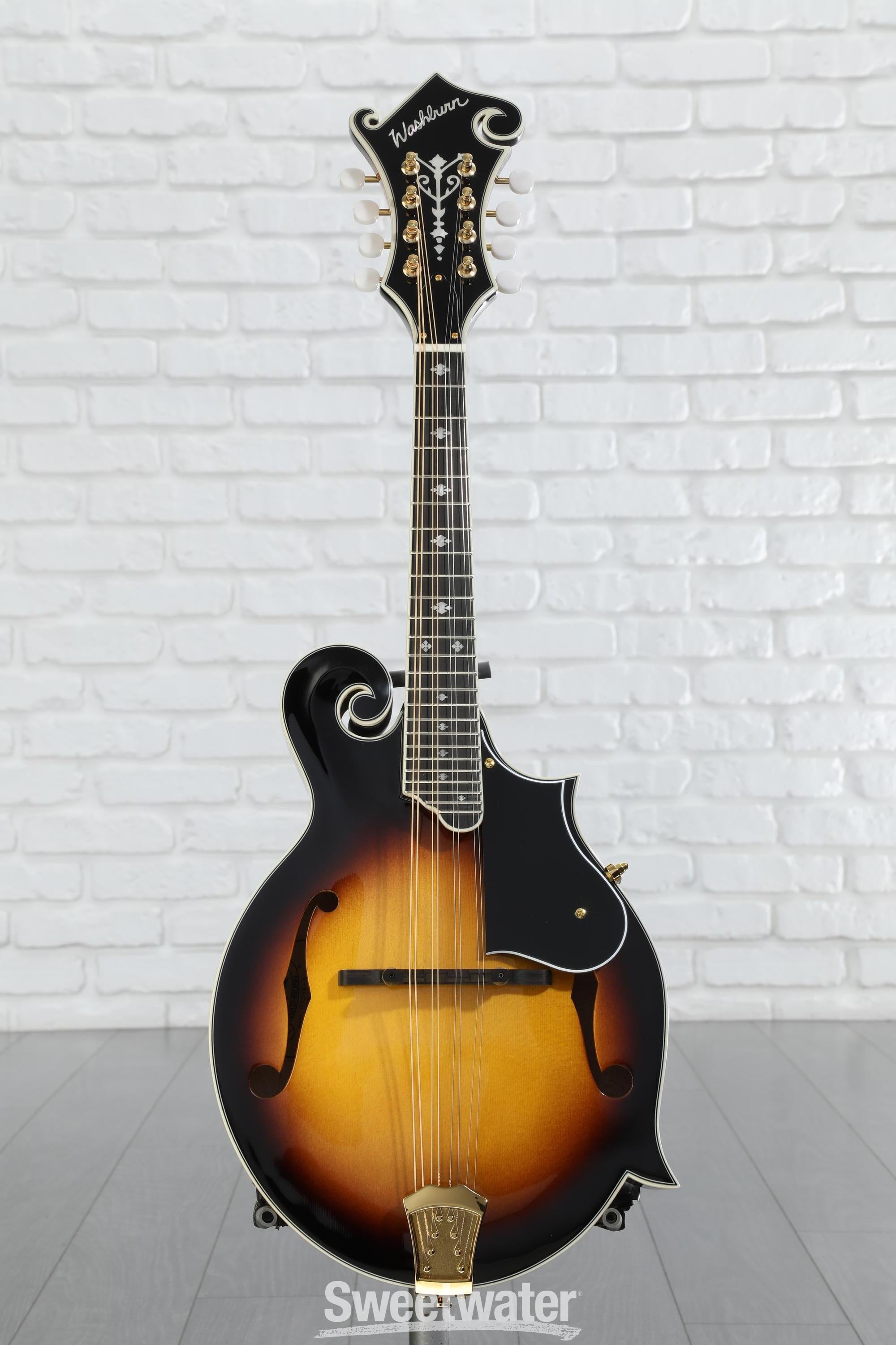 ジャンク　Washburn Americana M3E Sunburst Washburn Americana M3SW F-style Mandolin - Tobacco Sunburst
