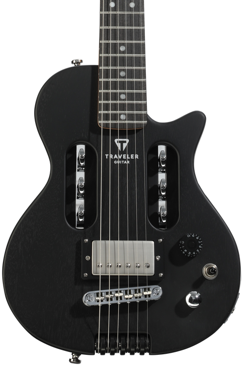 Traveler Guitar EG-1 Mod X Electric Guitar - Black Satin | Sweetwater