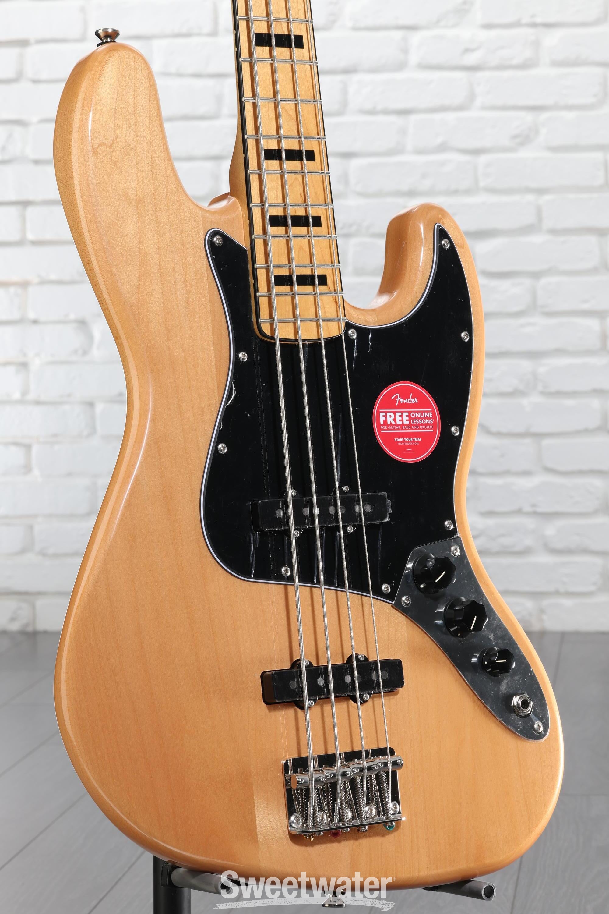 ベース SQUIER Classic Vibe '70s Jazz Bass Squier Classic Vibe '70s Jazz Bass - Natural | Sweetwater