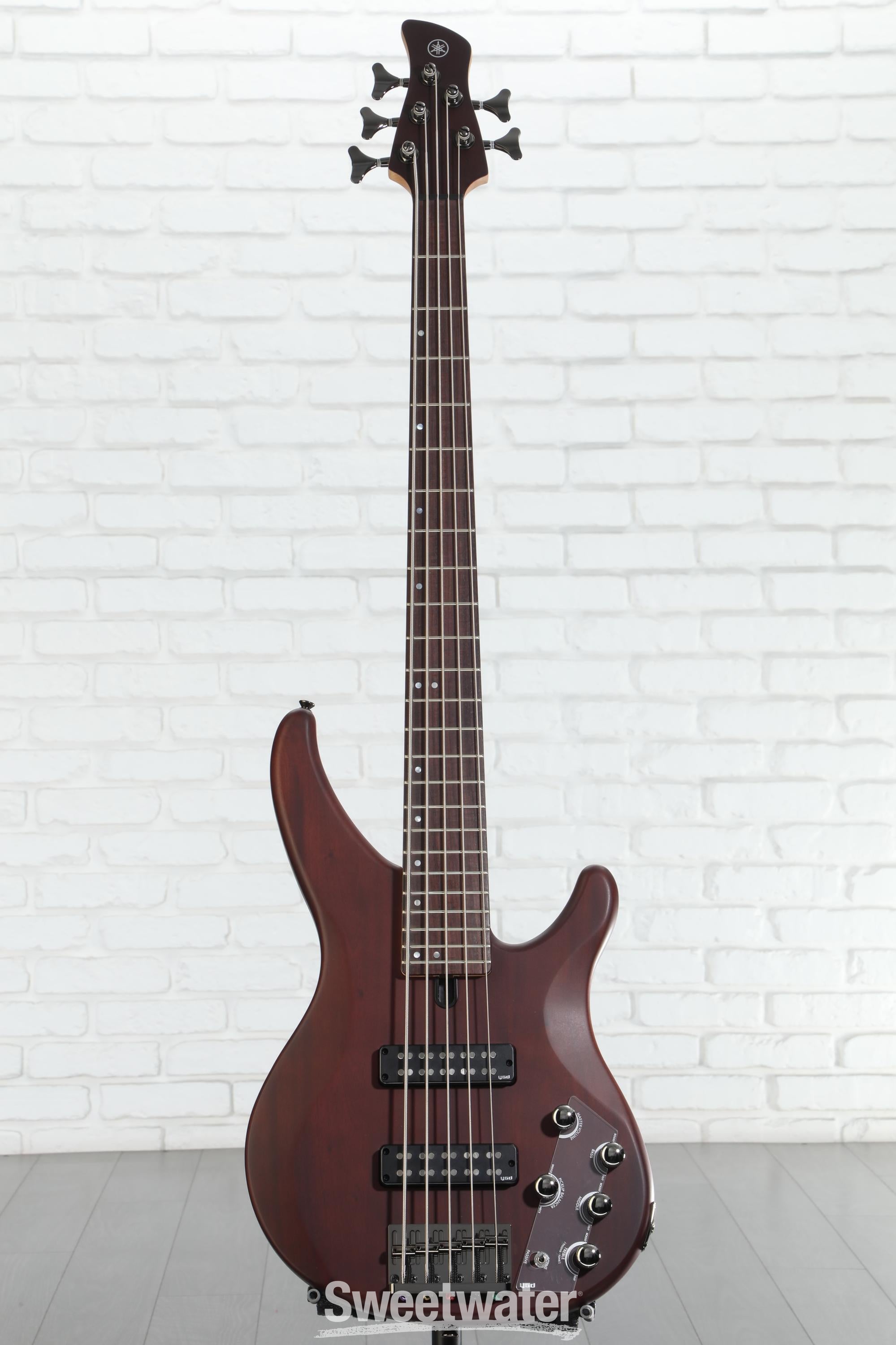 Yamaha TRBX505 5-string Bass Guitar - Translucent Brown