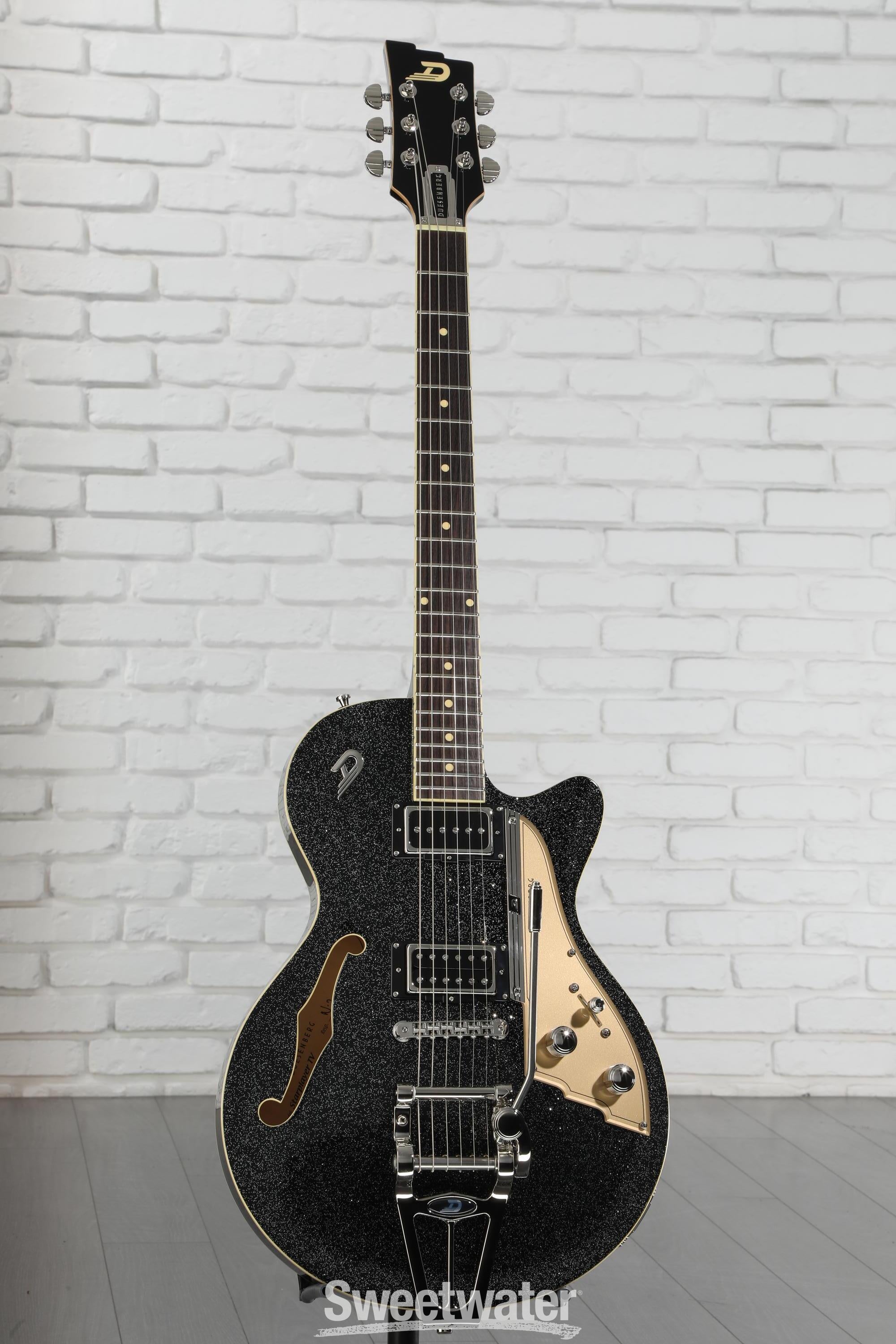 Duesenberg Starplayer TV Semi-hollowbody Electric Guitar - Black