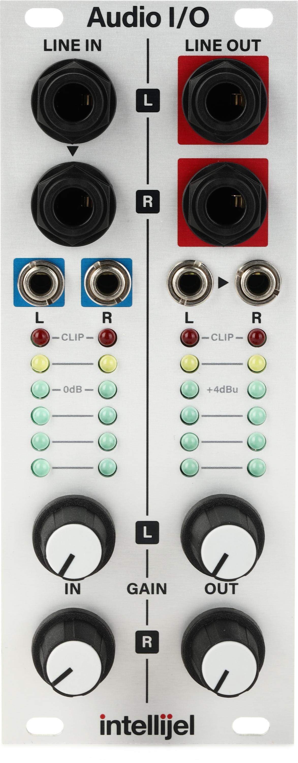 Intellijel Audio Interface II Balanced Line Level I/O Eurorack Module 