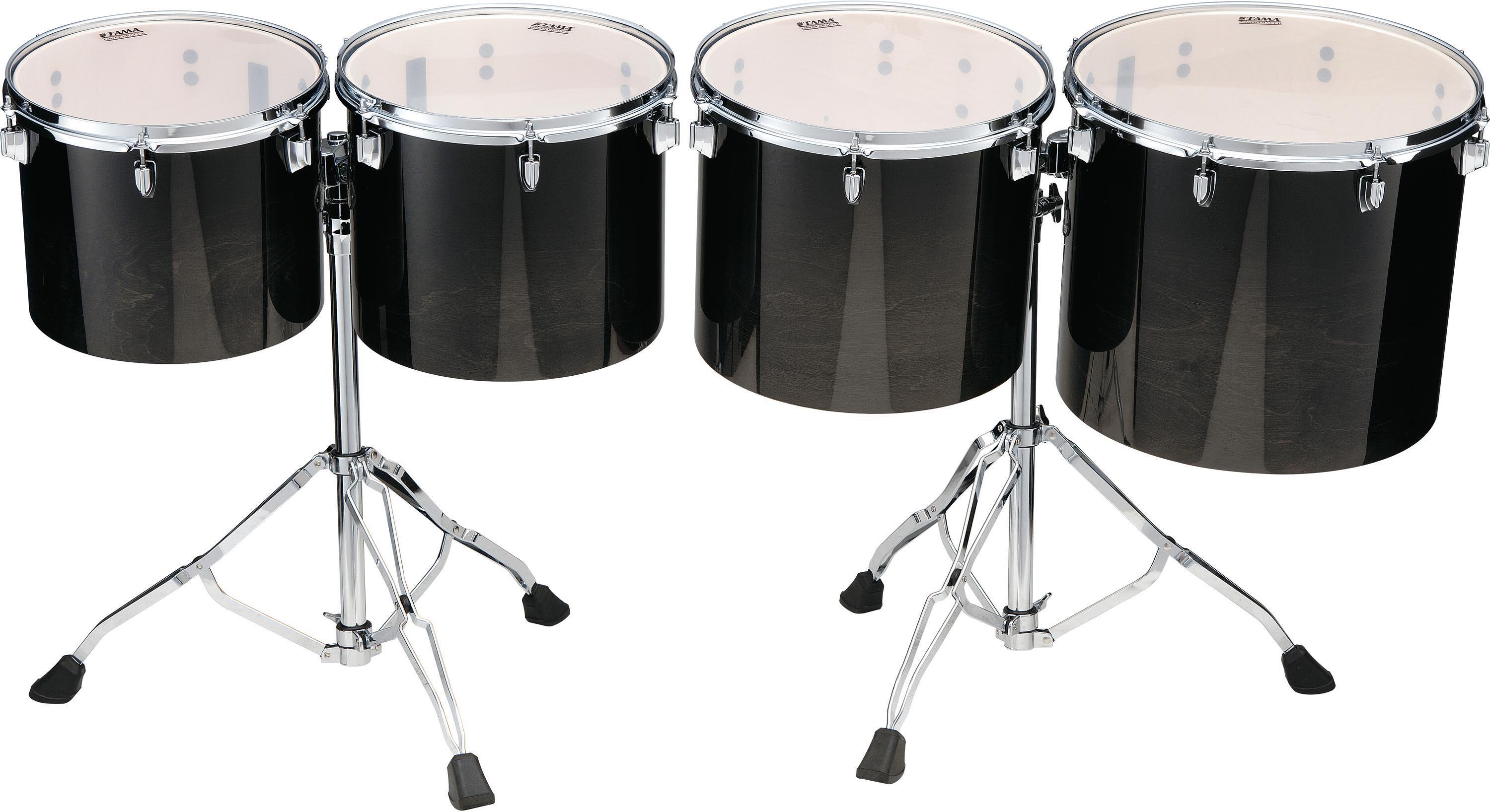 Tama Low-pitched Single-headed Concert Tom Set with Stands