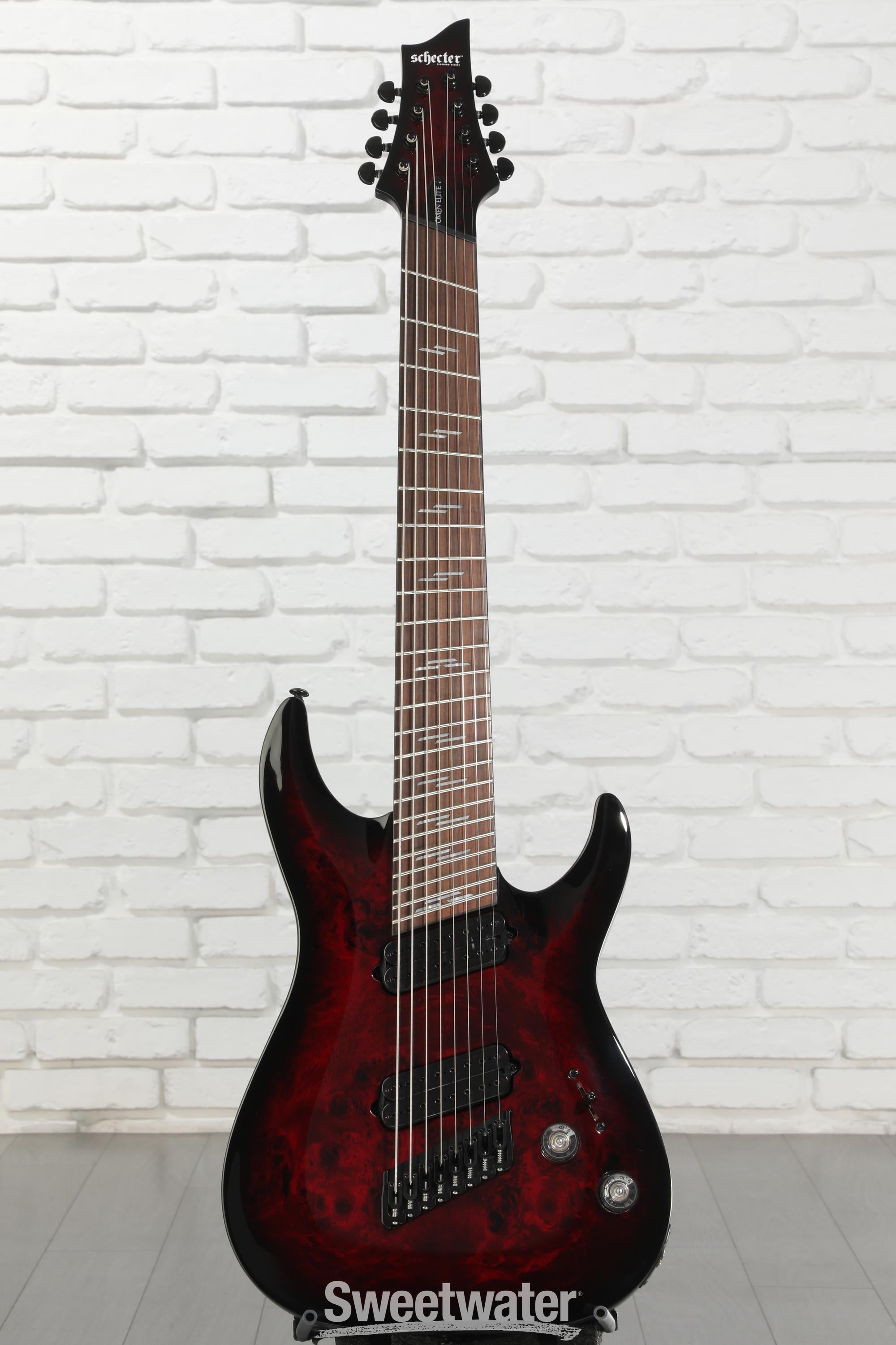 【希少】schecter OMEN-8 8弦ギター エレキギター Schecter Omen Elite-8 Multiscale 8-string Electric Guitar - Black