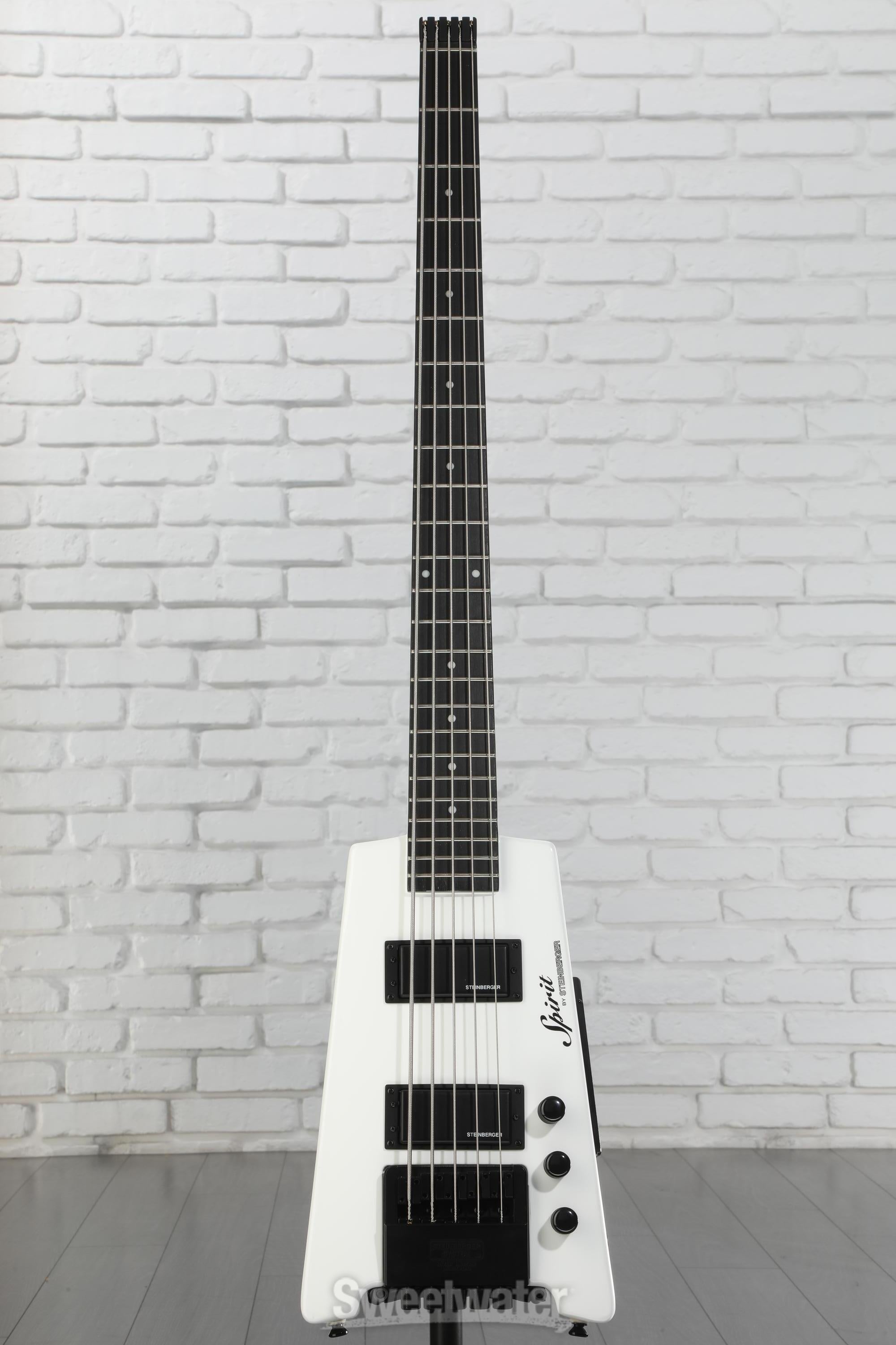 Steinberger Spirit XT-25 5-string Bass Guitar - White
