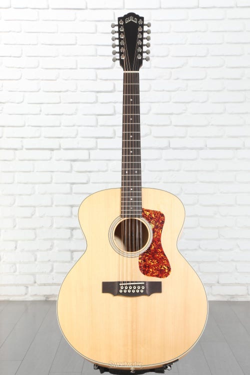 Guild F-2512E Maple 12-string Acoustic-electric Guitar Blonde