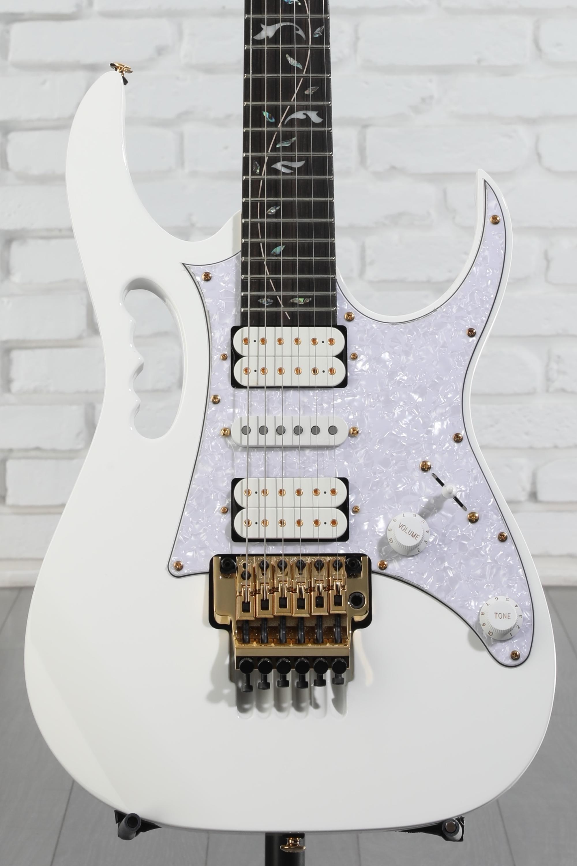 Ibanez Steve Vai Signature Premium JEM7VP - White | Sweetwater