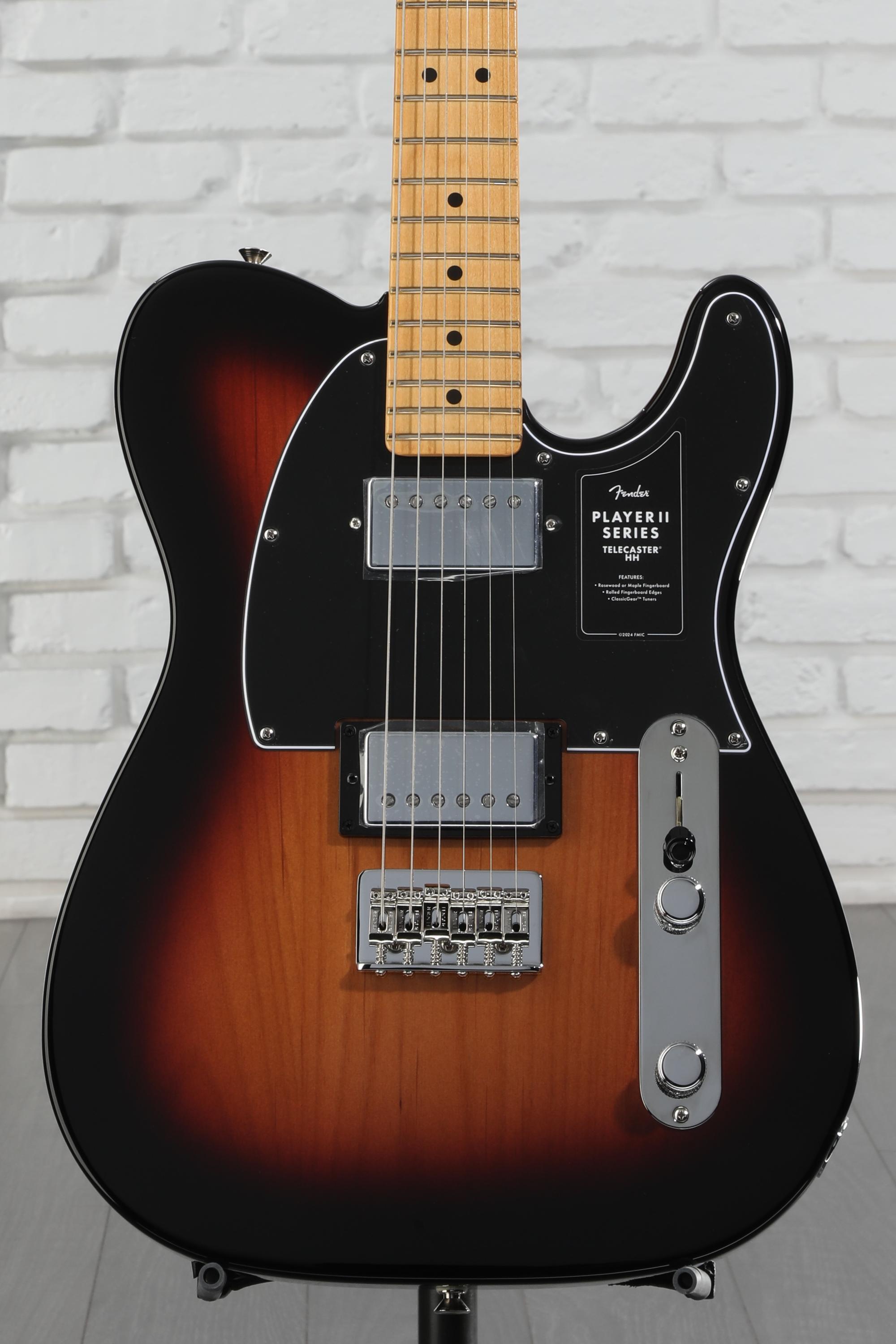 ギター Fender Player Telecaster HH Sunburst Mod Fender Player II Telecaster HH Electric Guitar - 3-color