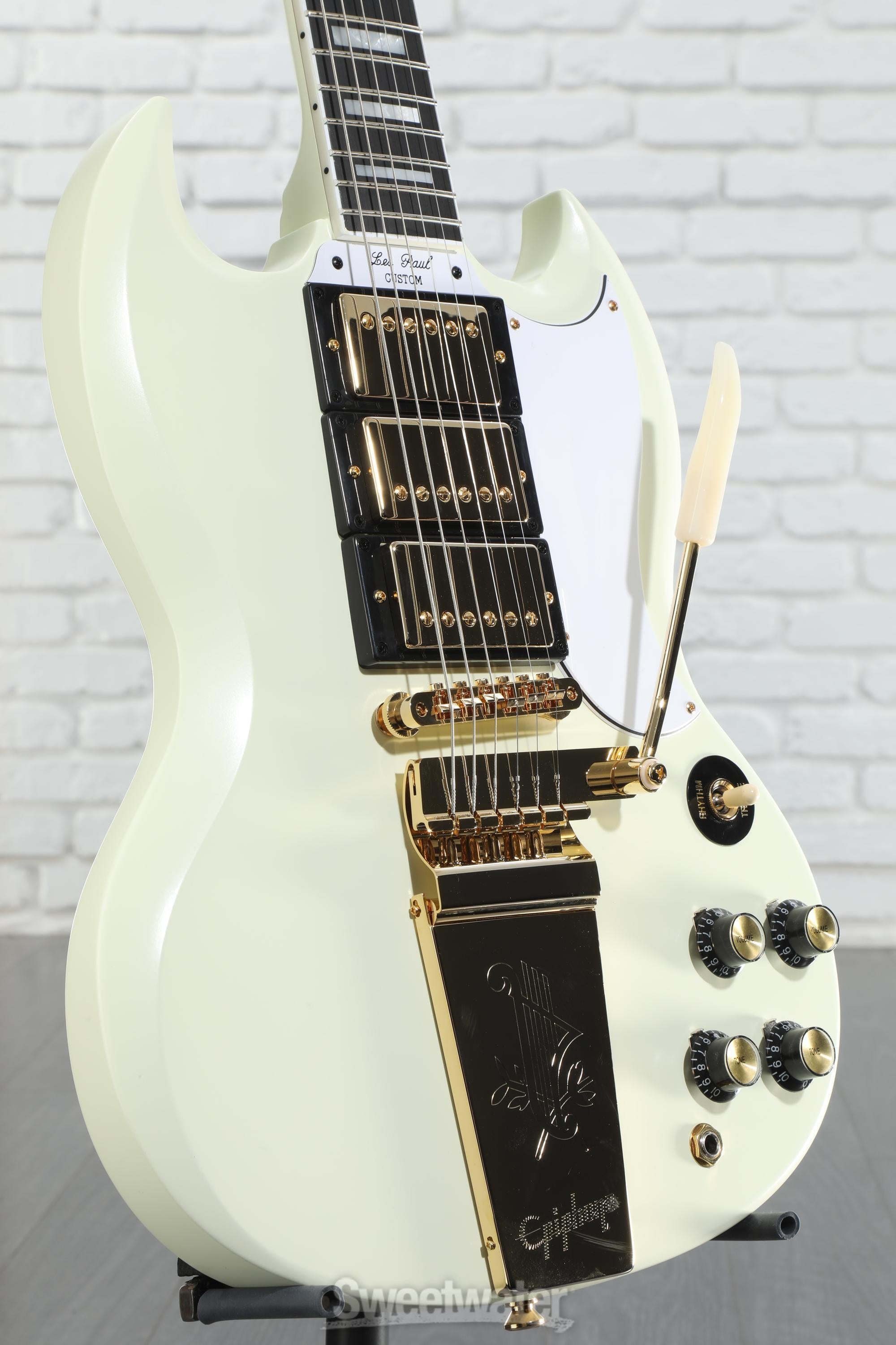 Epiphone 1963 SG Custom Electric Guitar - Classic White VOS