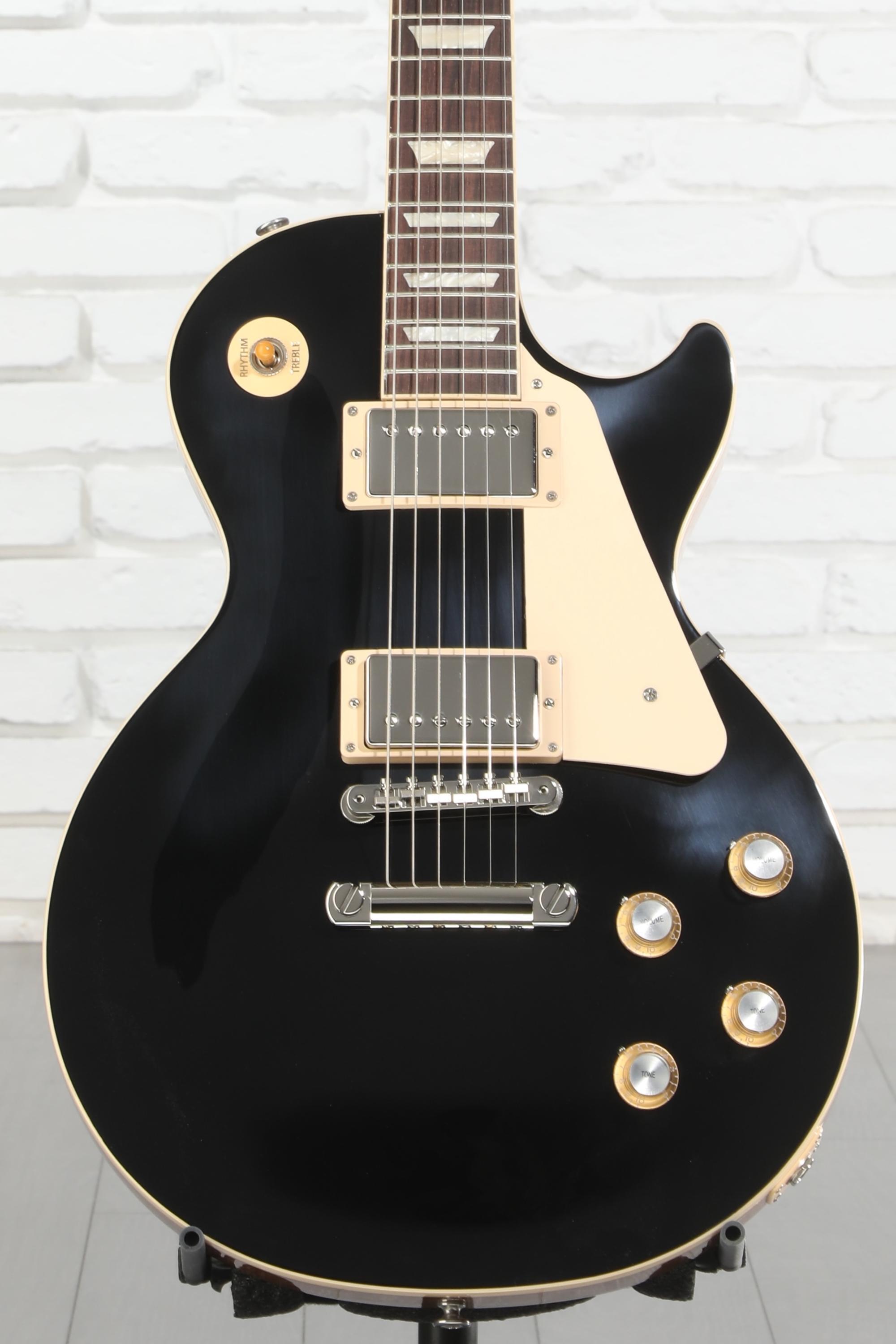 Gibson Les Paul Standard '60s Plain Top Electric Guitar - Ebony
