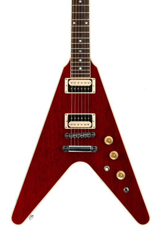Gibson Flying V 2016, High Performance - Wine Red, Chrome Hardware