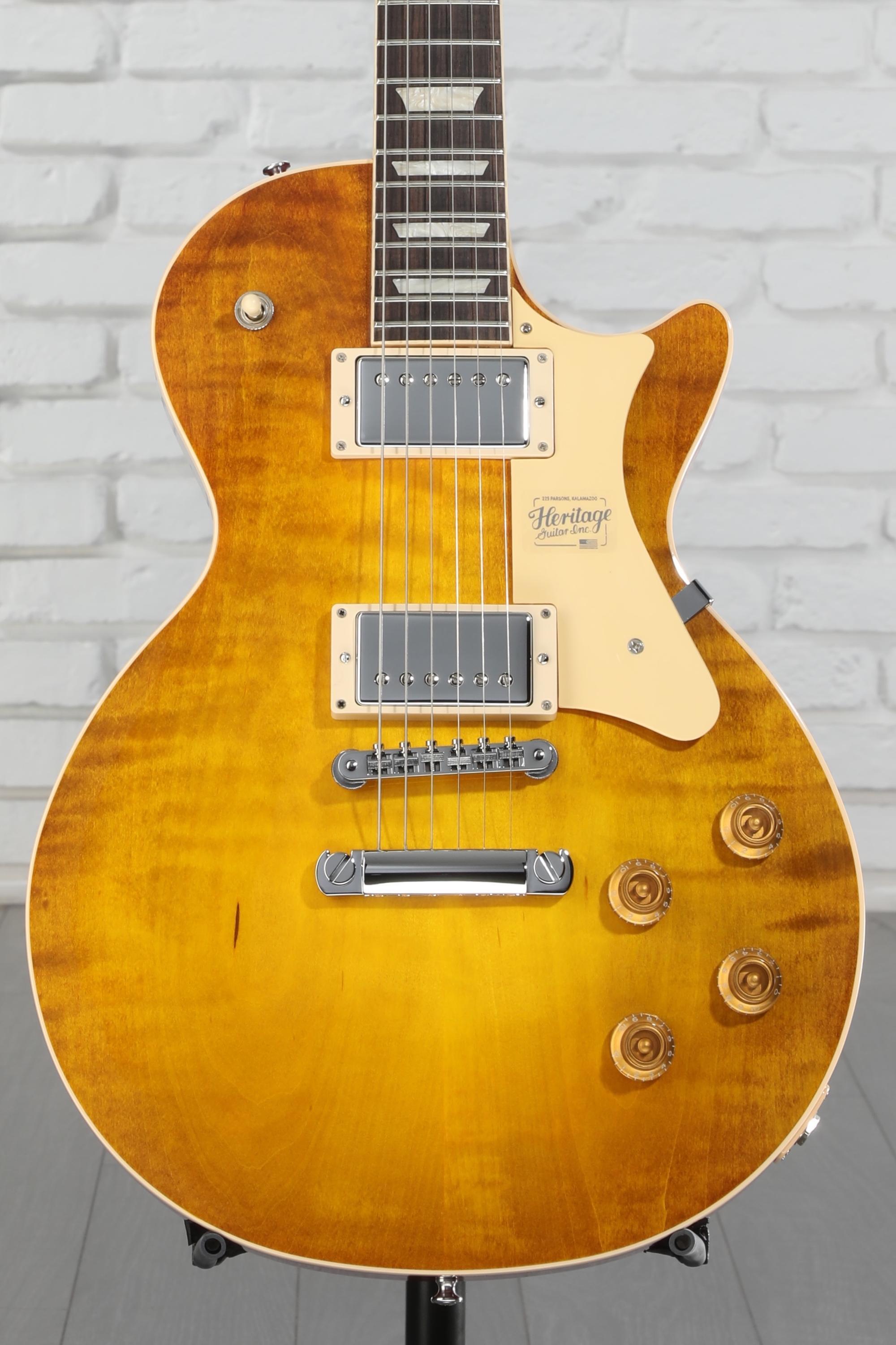 ギター Heritage H-150 DLT Dirty Lemon Burst Custom Shop H-150 Weight Relieved Electric Guitar, Dirty