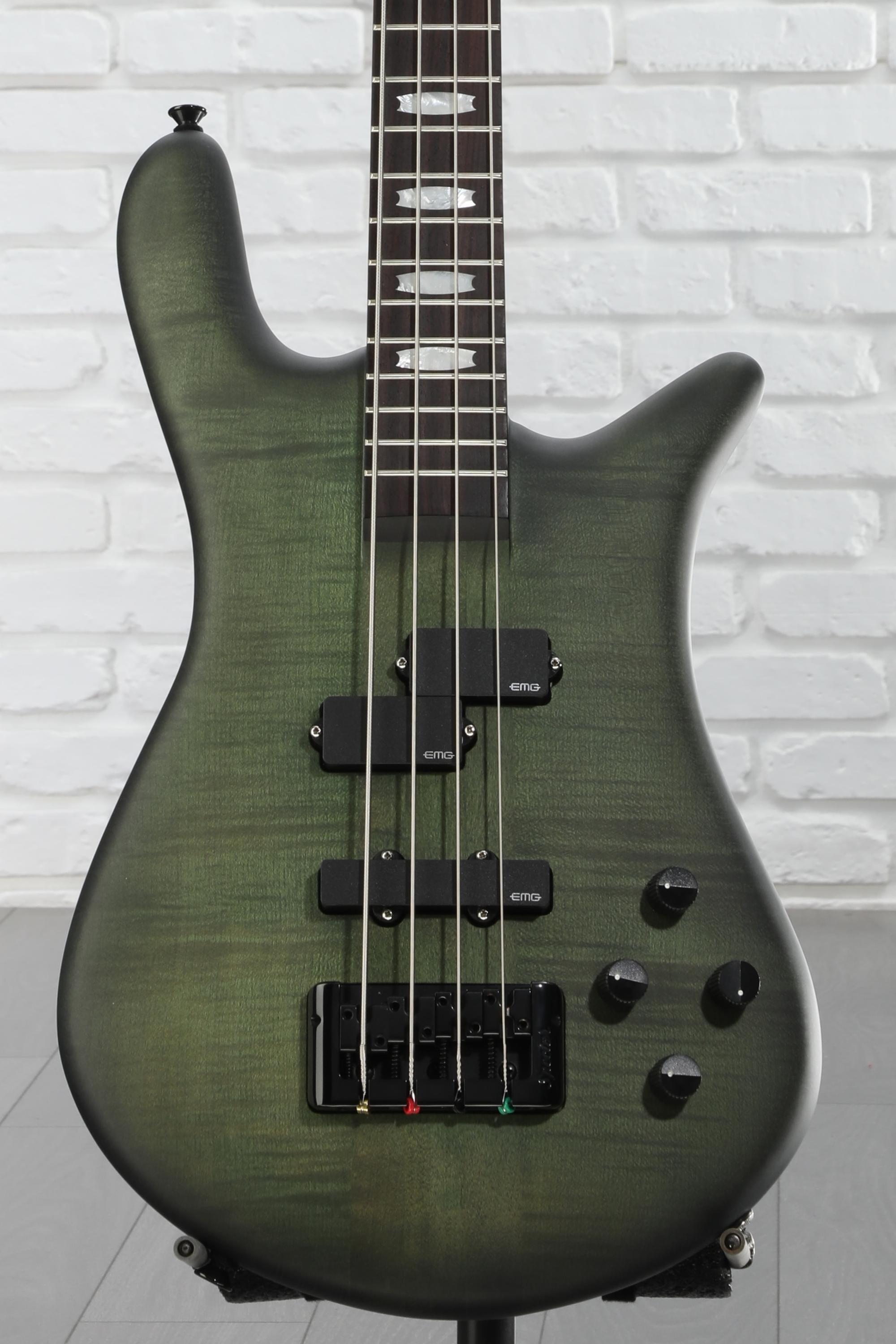Spector Euro 4 LX Electric Bass Guitar - Haunted Moss | Sweetwater