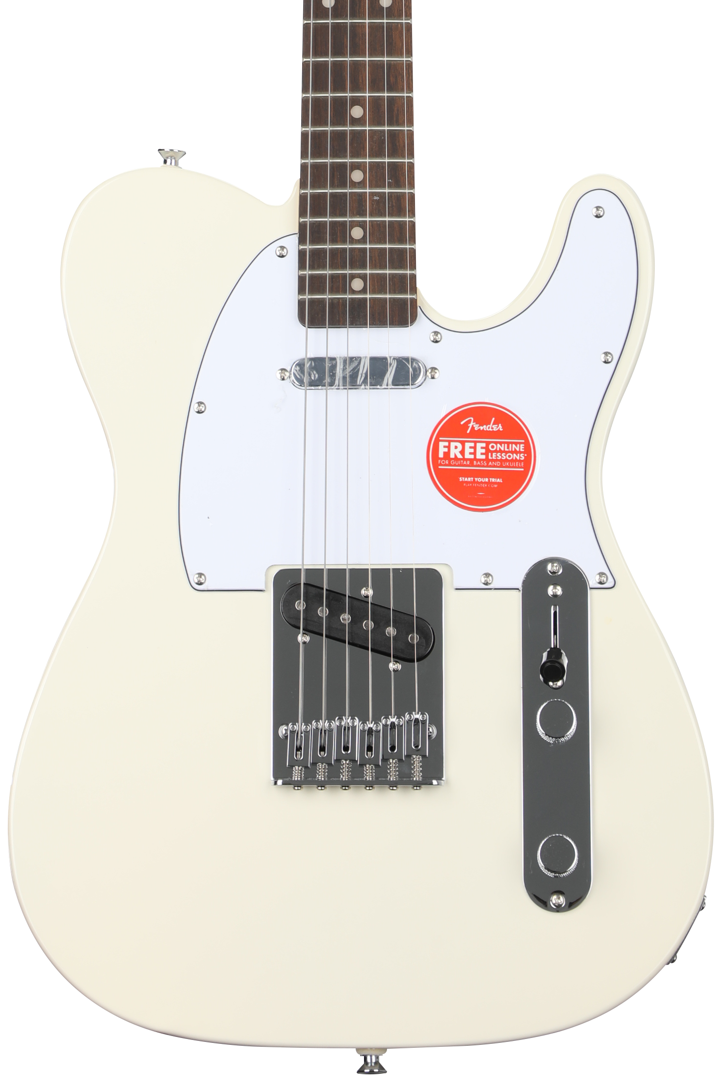 Squier Affinity Series Telecaster Electric Guitar - Olympic White with