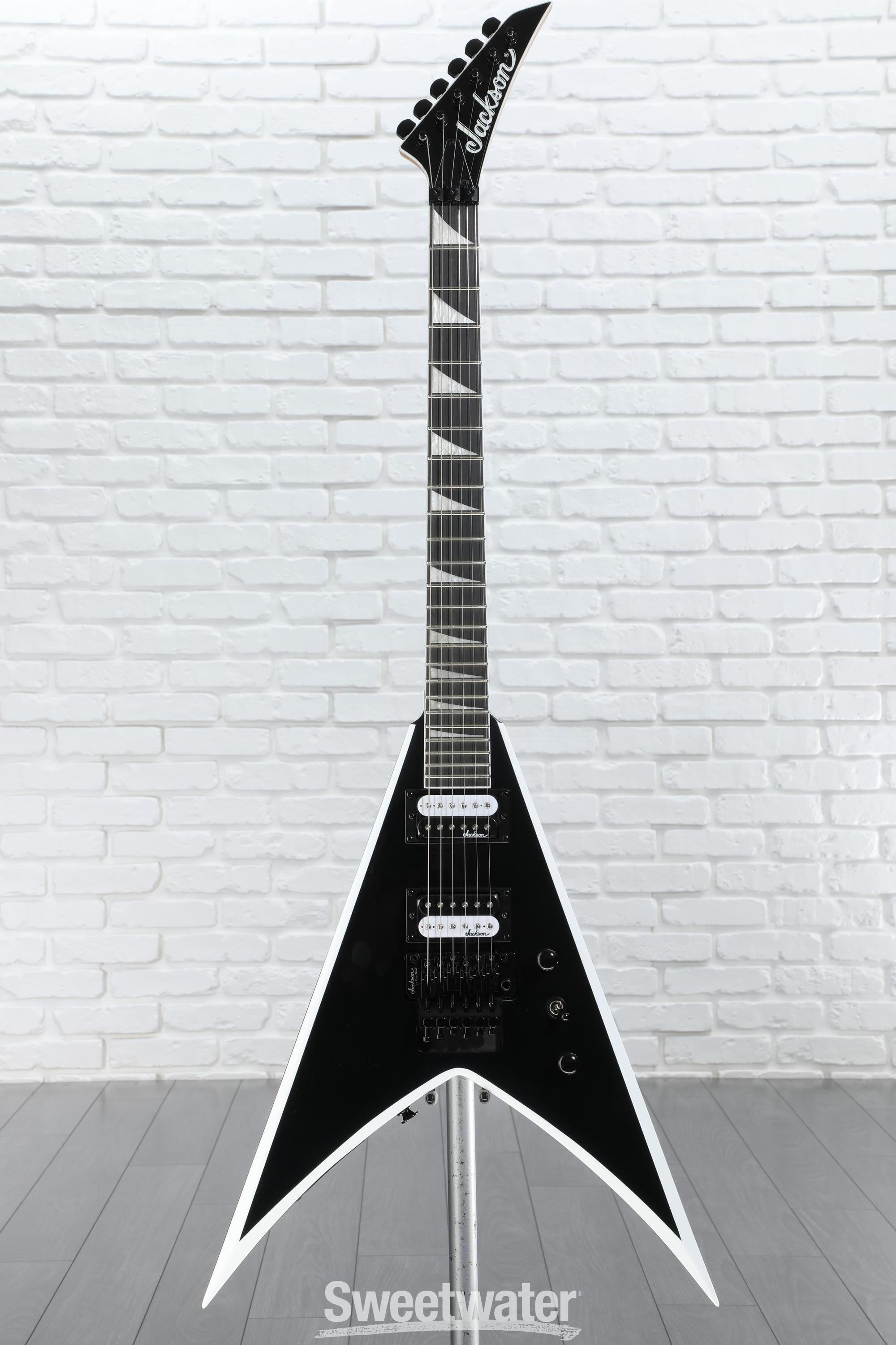 Jackson JS Series King V JS32 - Black with White Bevels