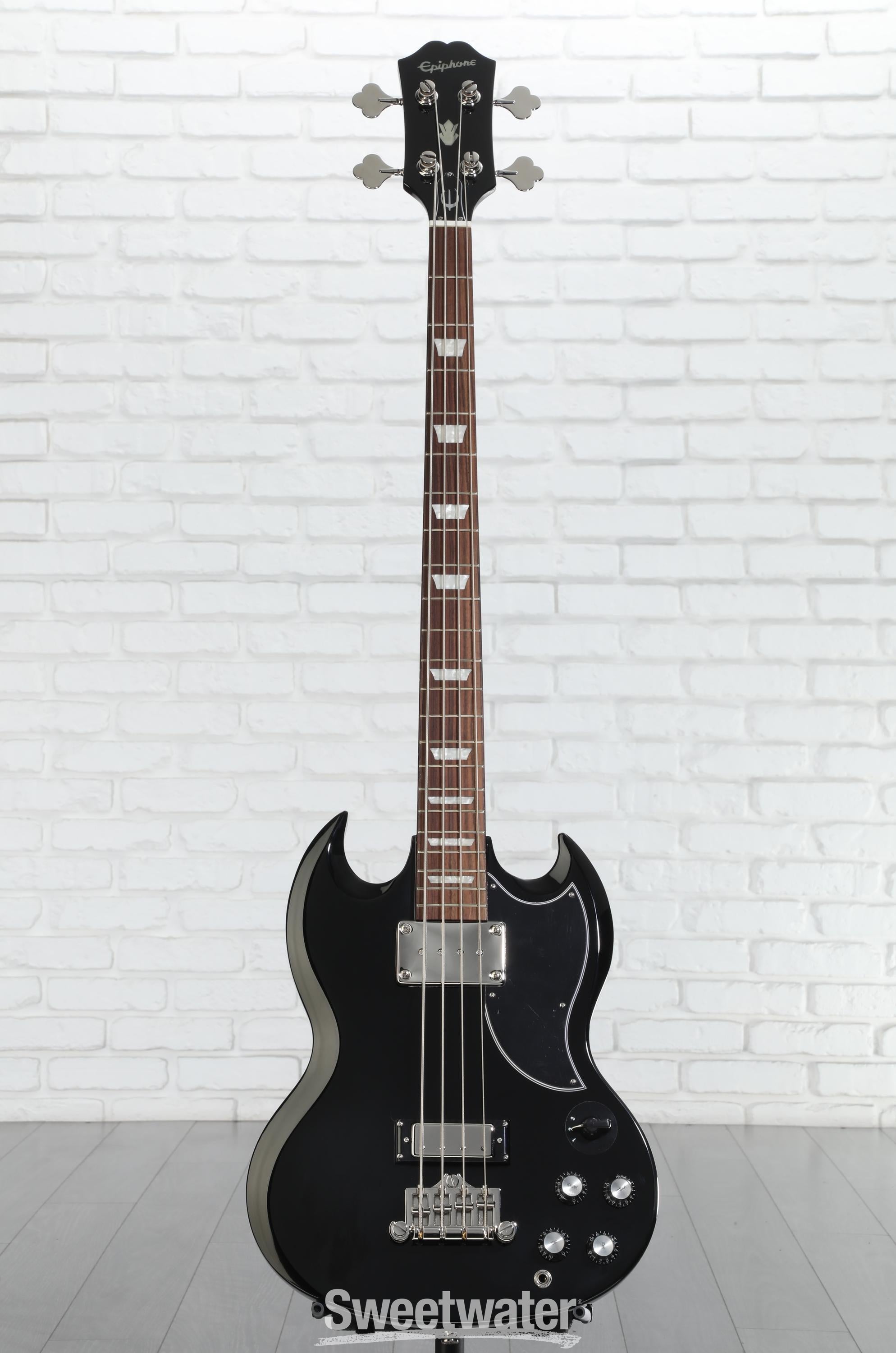 Epiphone EB-3 Bass Guitar - Ebony | Sweetwater