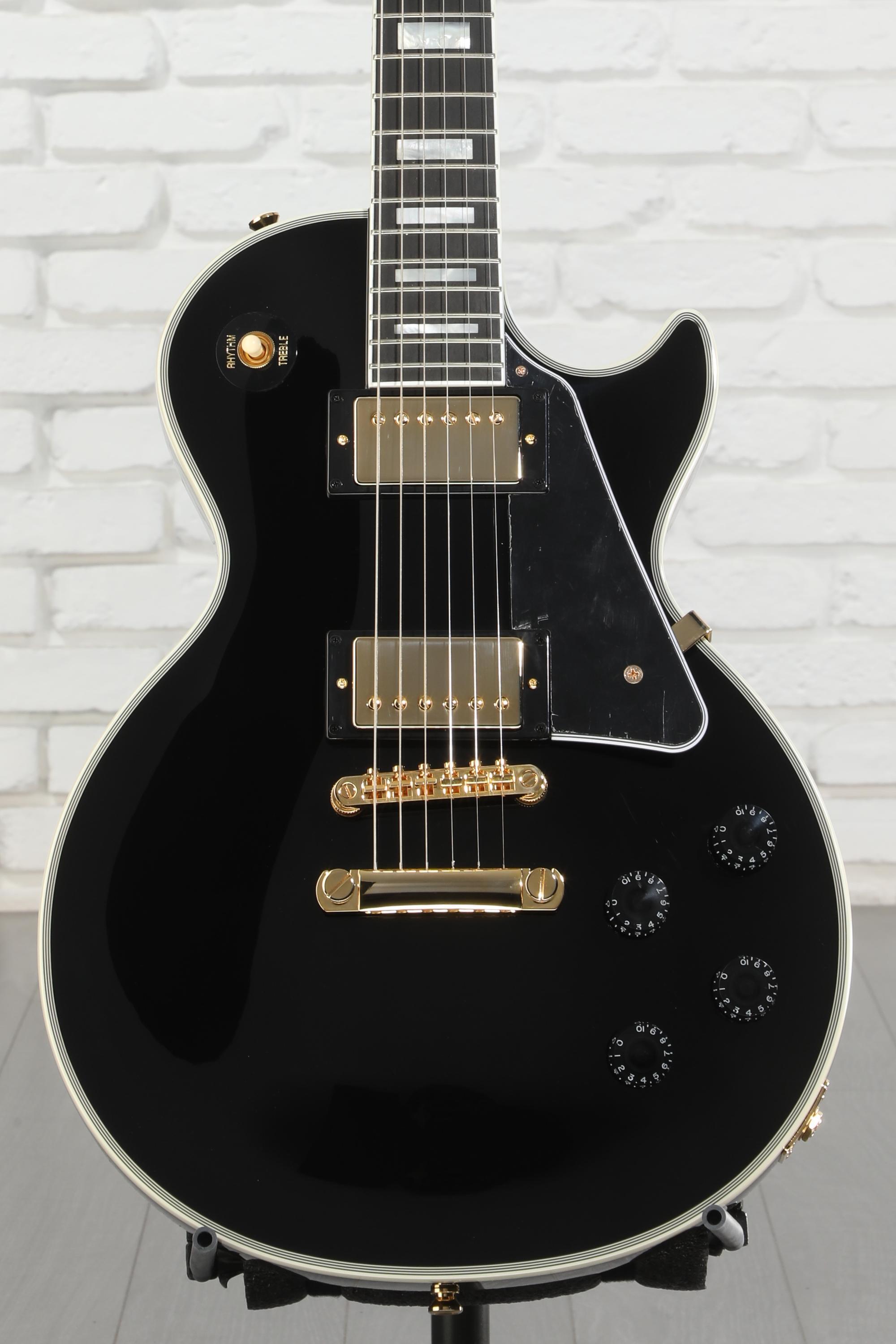 【kojiro】Epiphone les paul custom Epiphone Les Paul Custom Electric Guitar - Ebony | Sweetwater