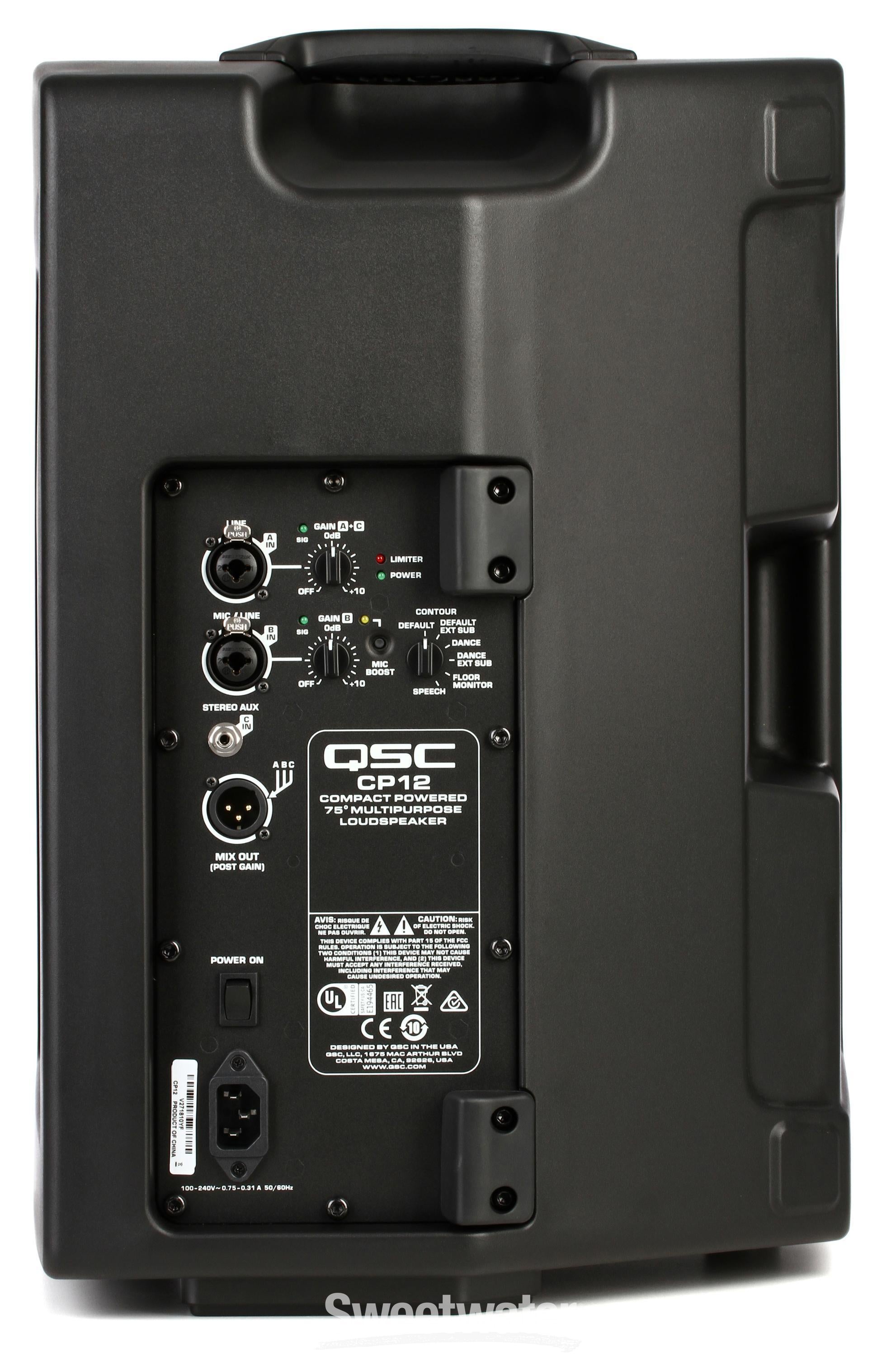 Qsc cheap cp12 speakers