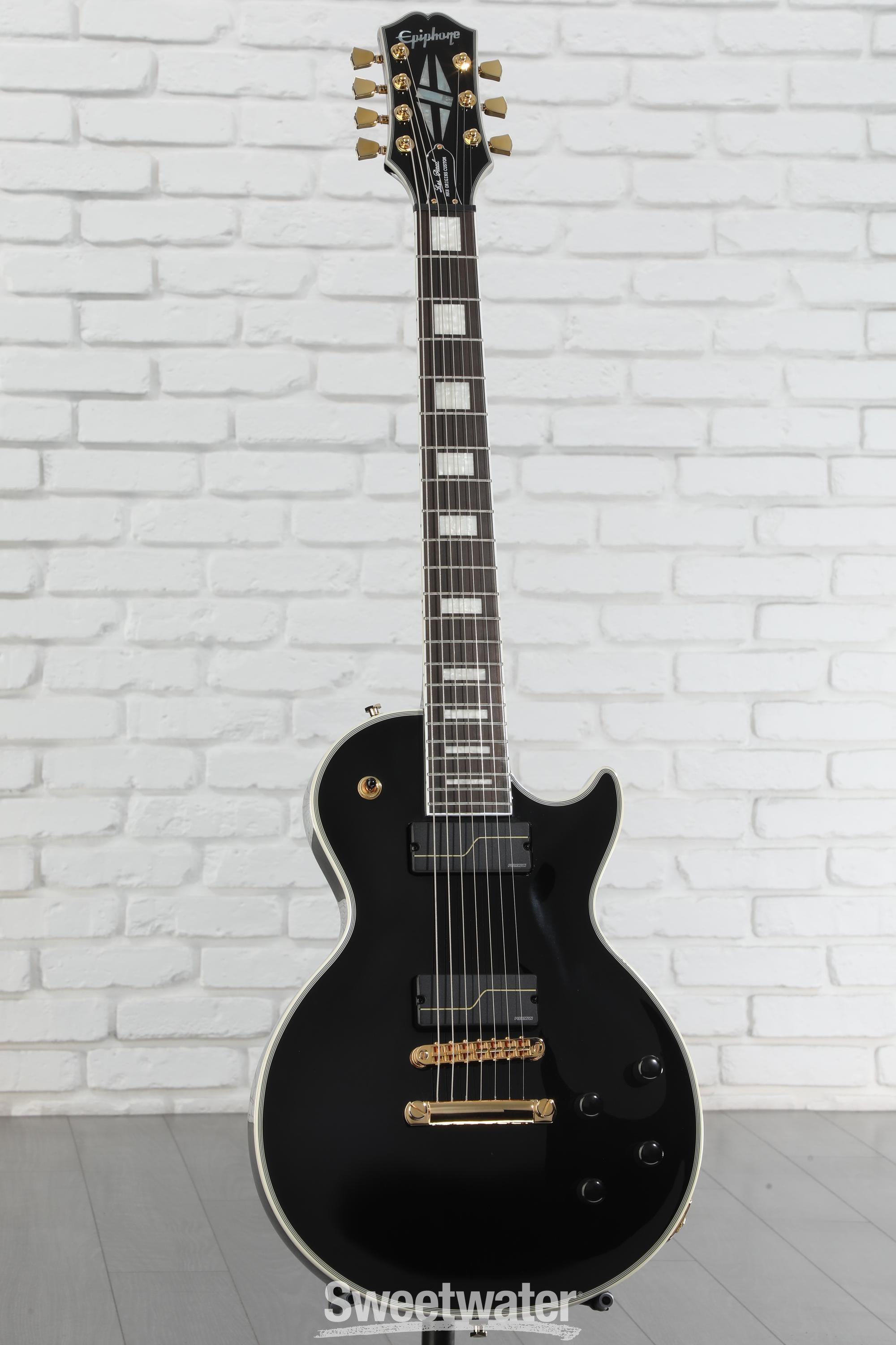 ギター Matt Heafy Les Paul Custom 7-String Epi Heafy LP Cust 7-String Eb – Motor City Guitar