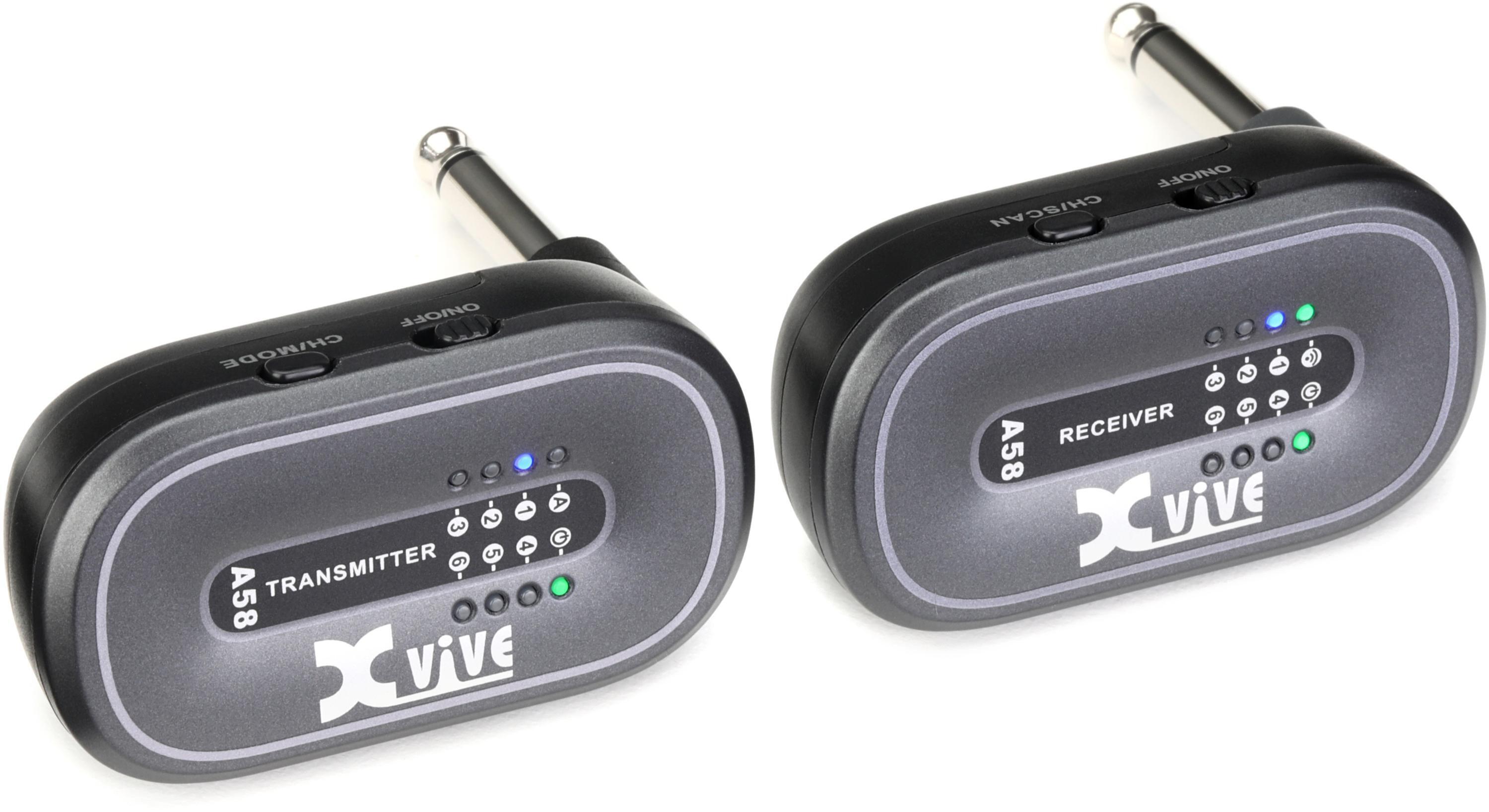 Photo of Xvive AC58 Wireless Guitar System with Charging Case - Gray