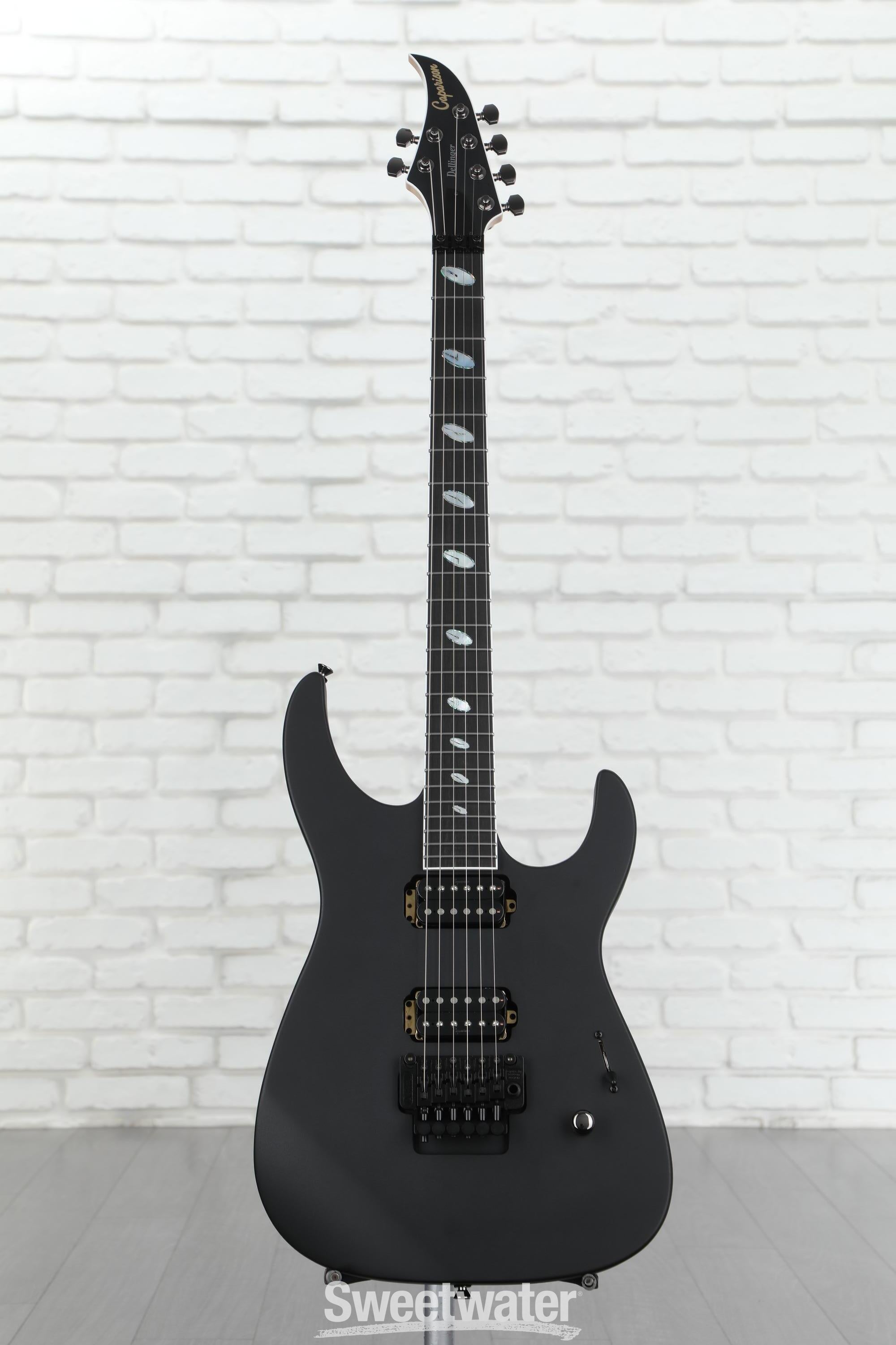 Caparison Guitars Dellinger II EF Electric Guitar - Pro Black, Sweetwater  Exclusive