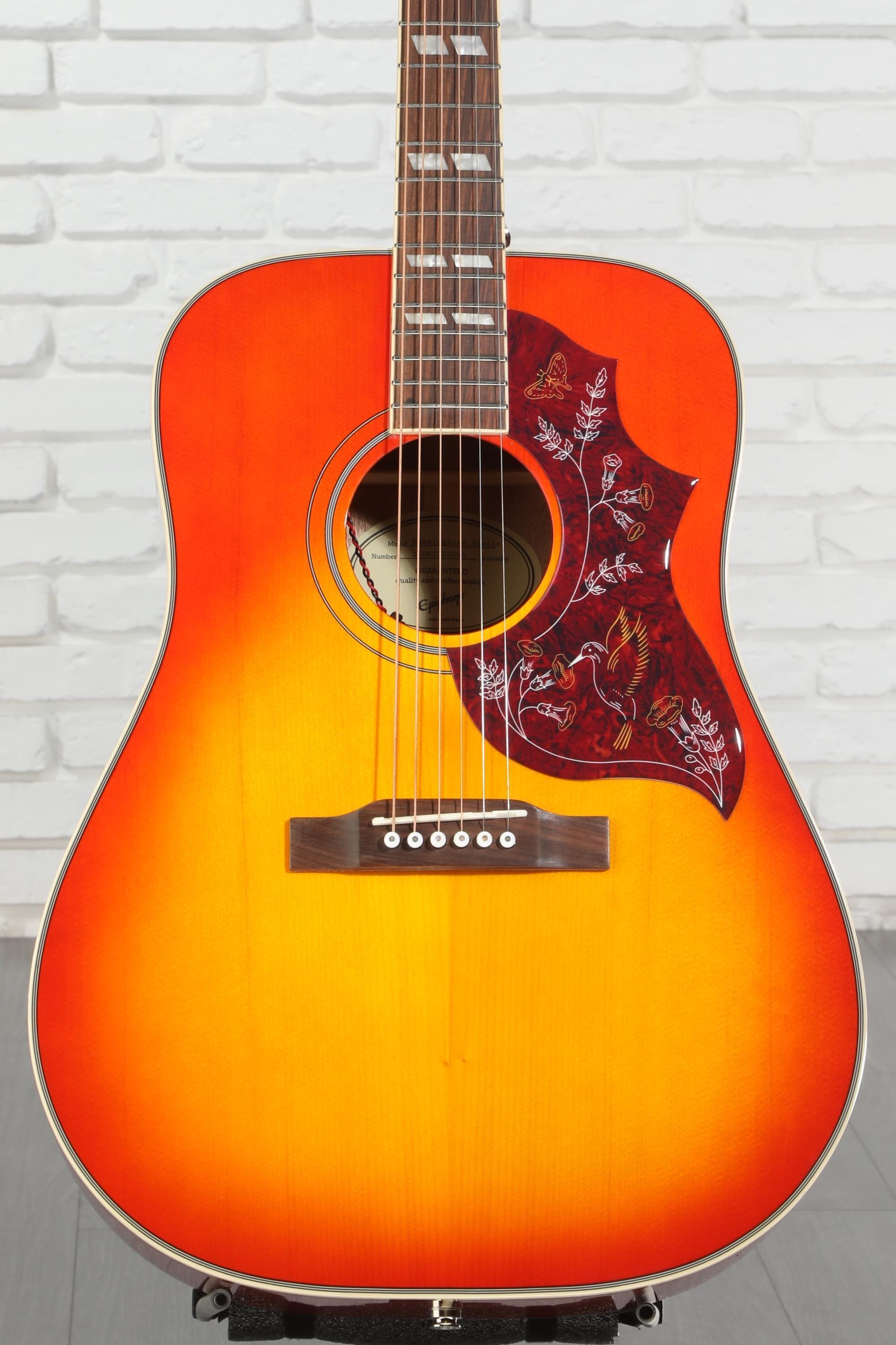 Epiphone Hummingbird Studio Acoustic-Electric Guitar - Faded