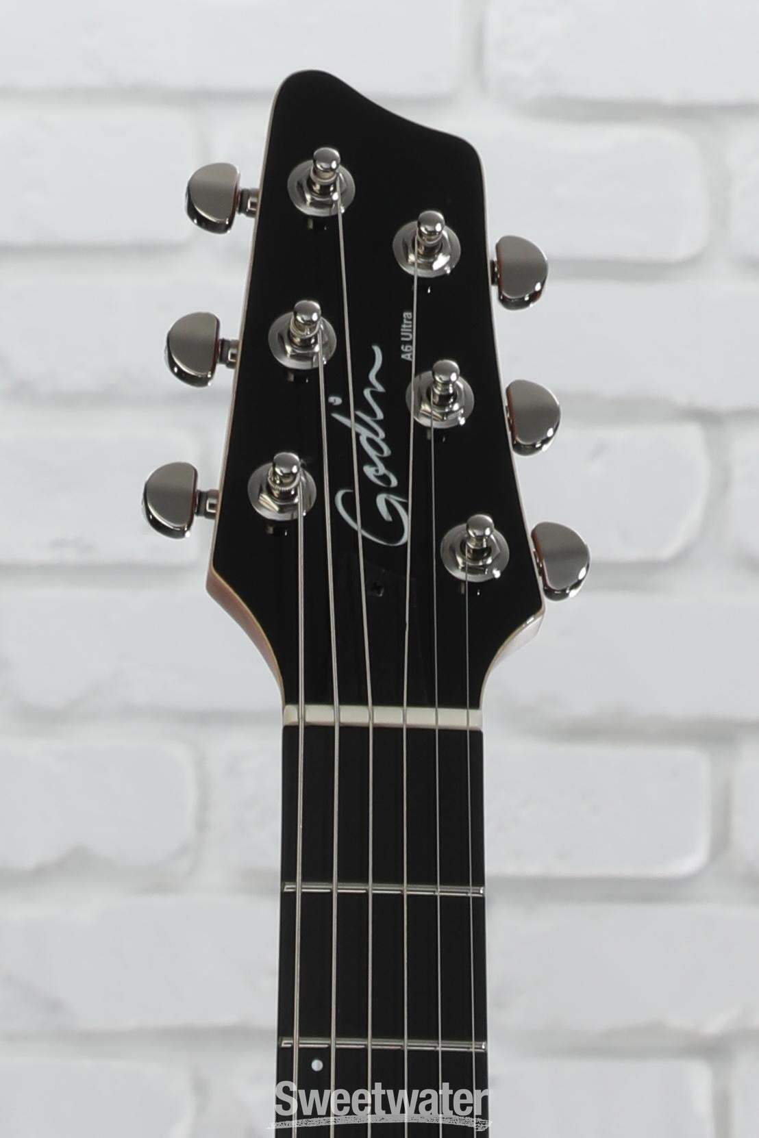 Amazon.com: Godin A6 Ultra - Denim Blue Flame : Musical