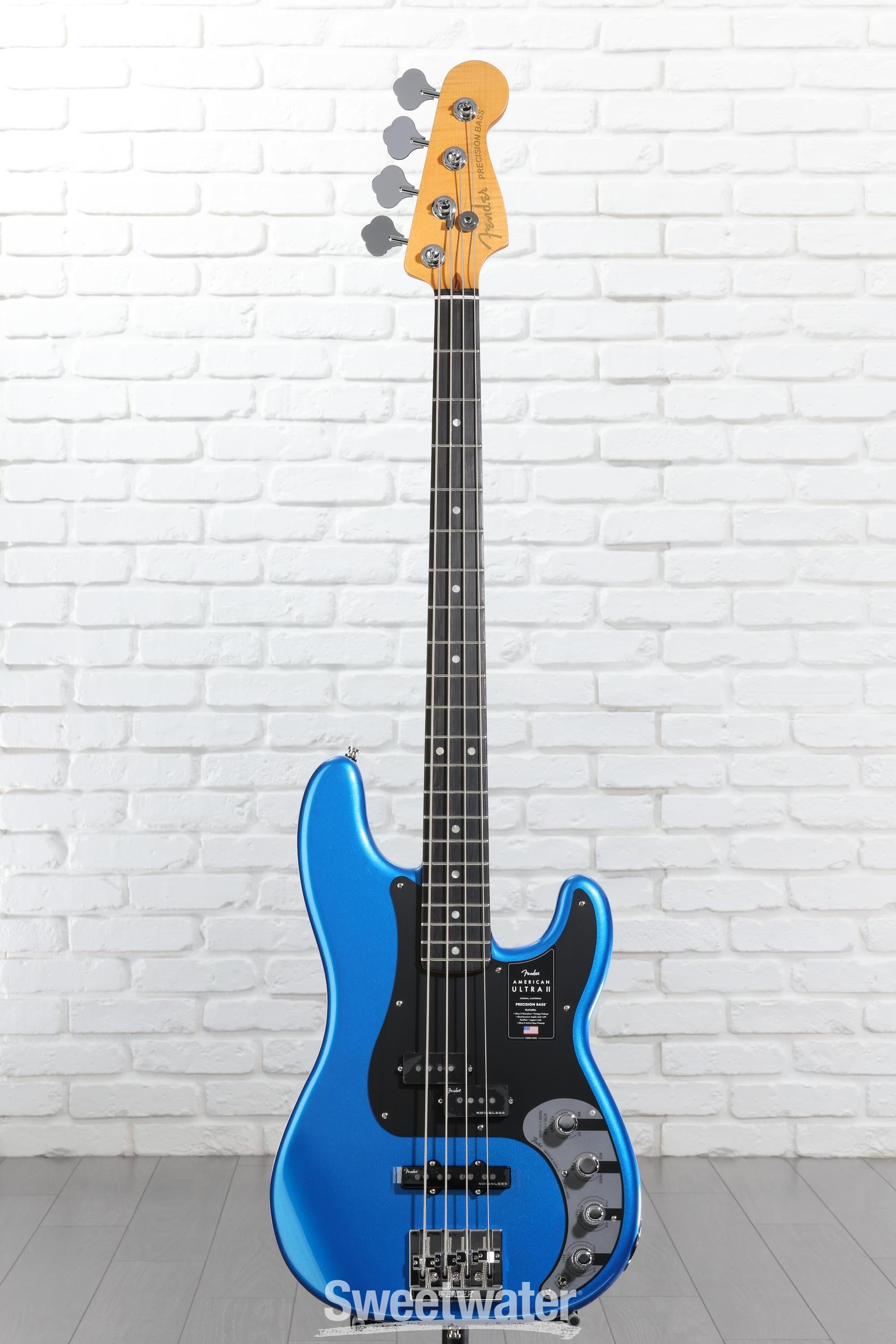 ベース Fender USA Ultra Precision Bass Fender American Ultra Precision Bass, Maple Fingerboard, Arctic