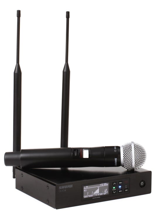 Shure QLXD24/SM58 Digital Wireless Handheld Microphone System - J50A Band