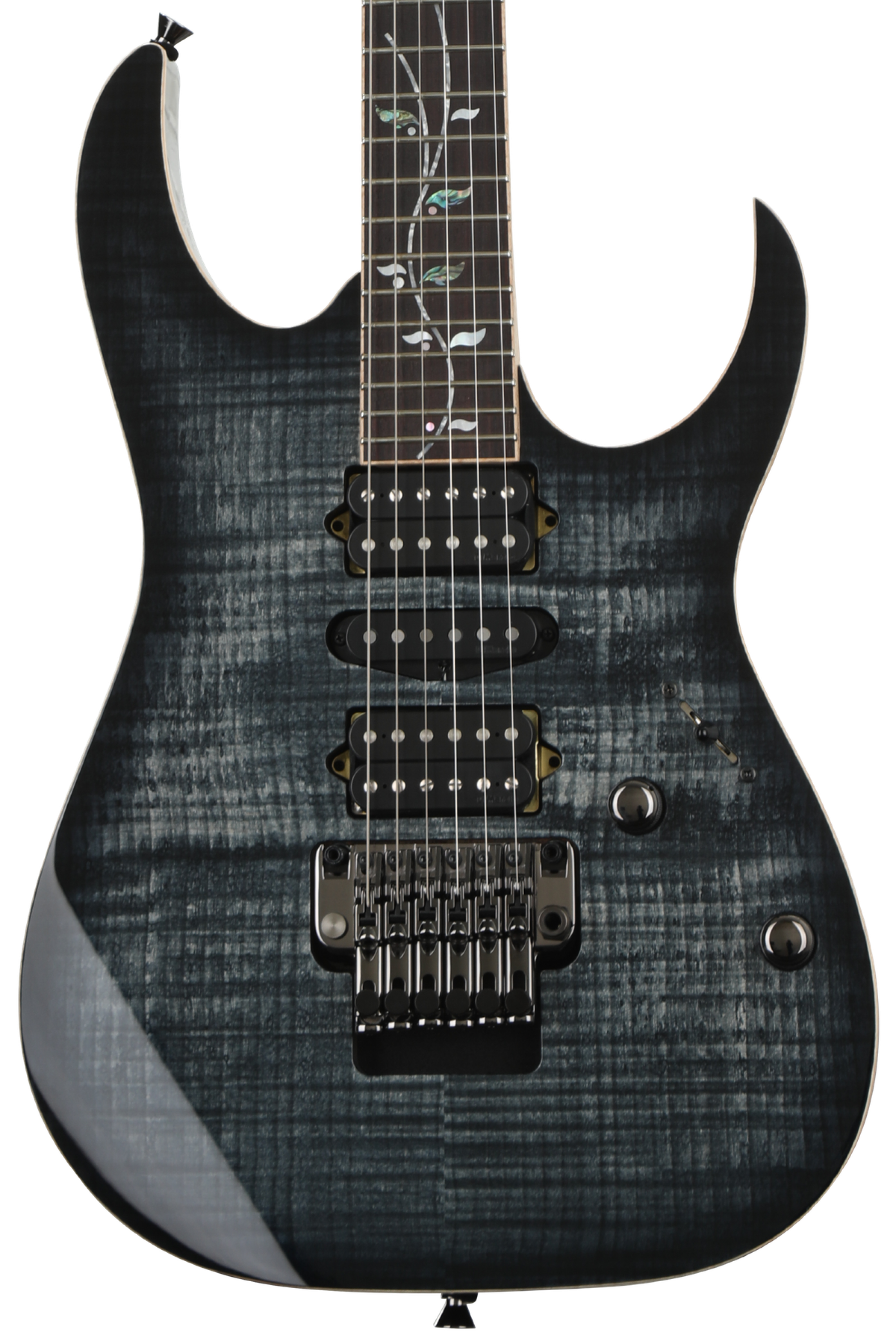 Ibanez アイバニーズ J-Custom RG8570Z Ibanez J Custom RG8570Z - Black Rutile | Sweetwater