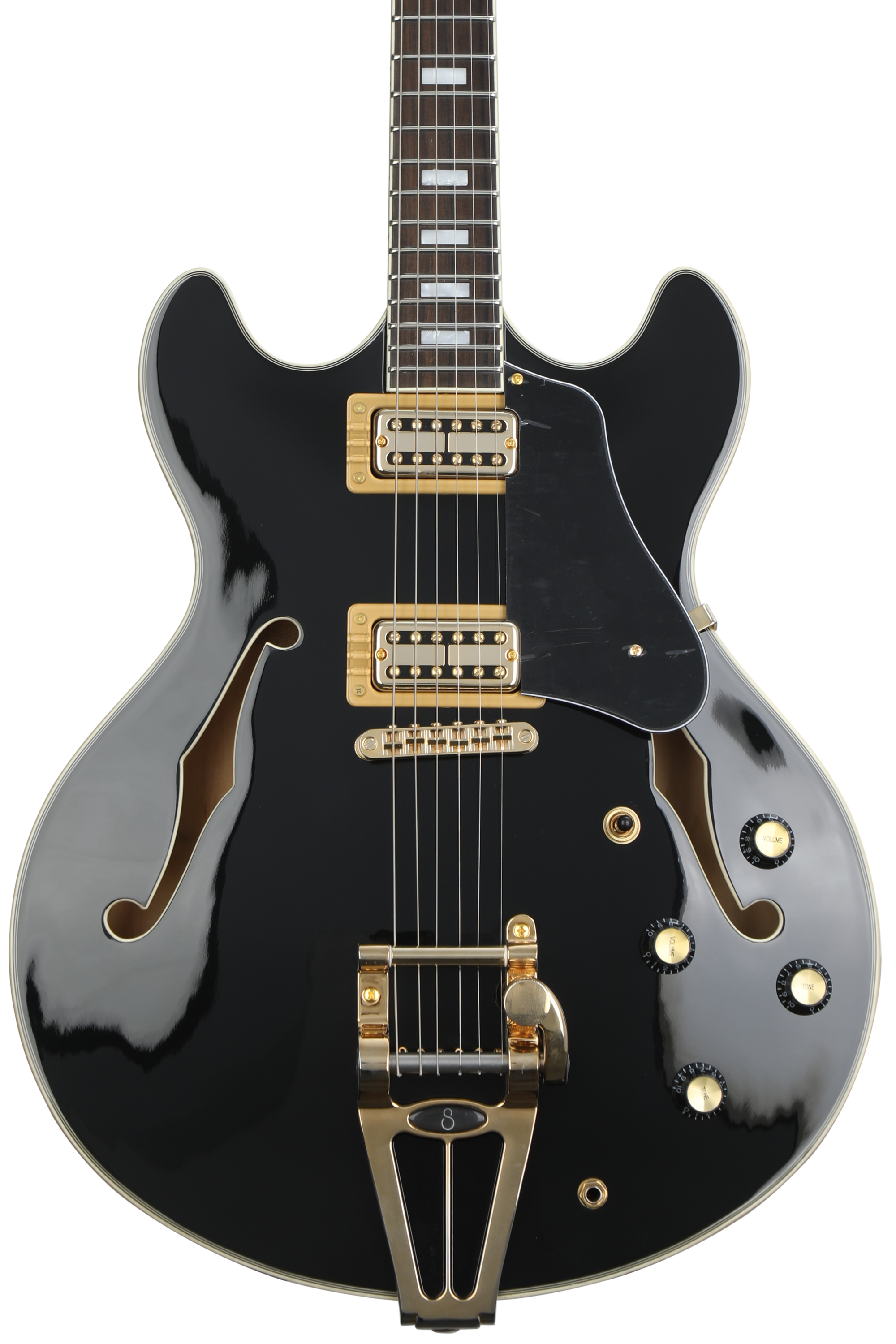 Sire Larry Carlton H7T Semi-hollowbody Guitar - Black