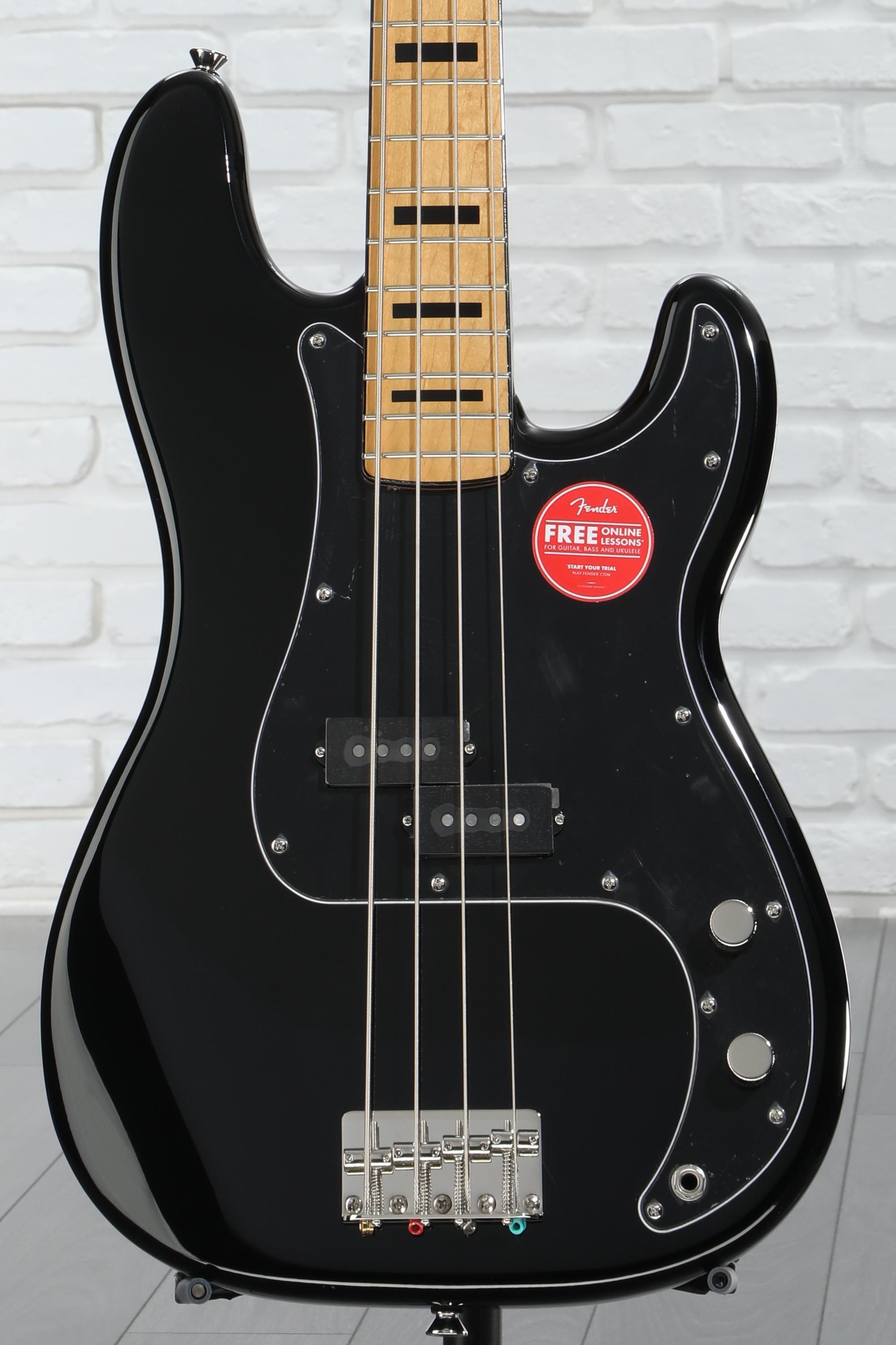 Squier Classic Vibe '70s Precision Bass - Black | Sweetwater